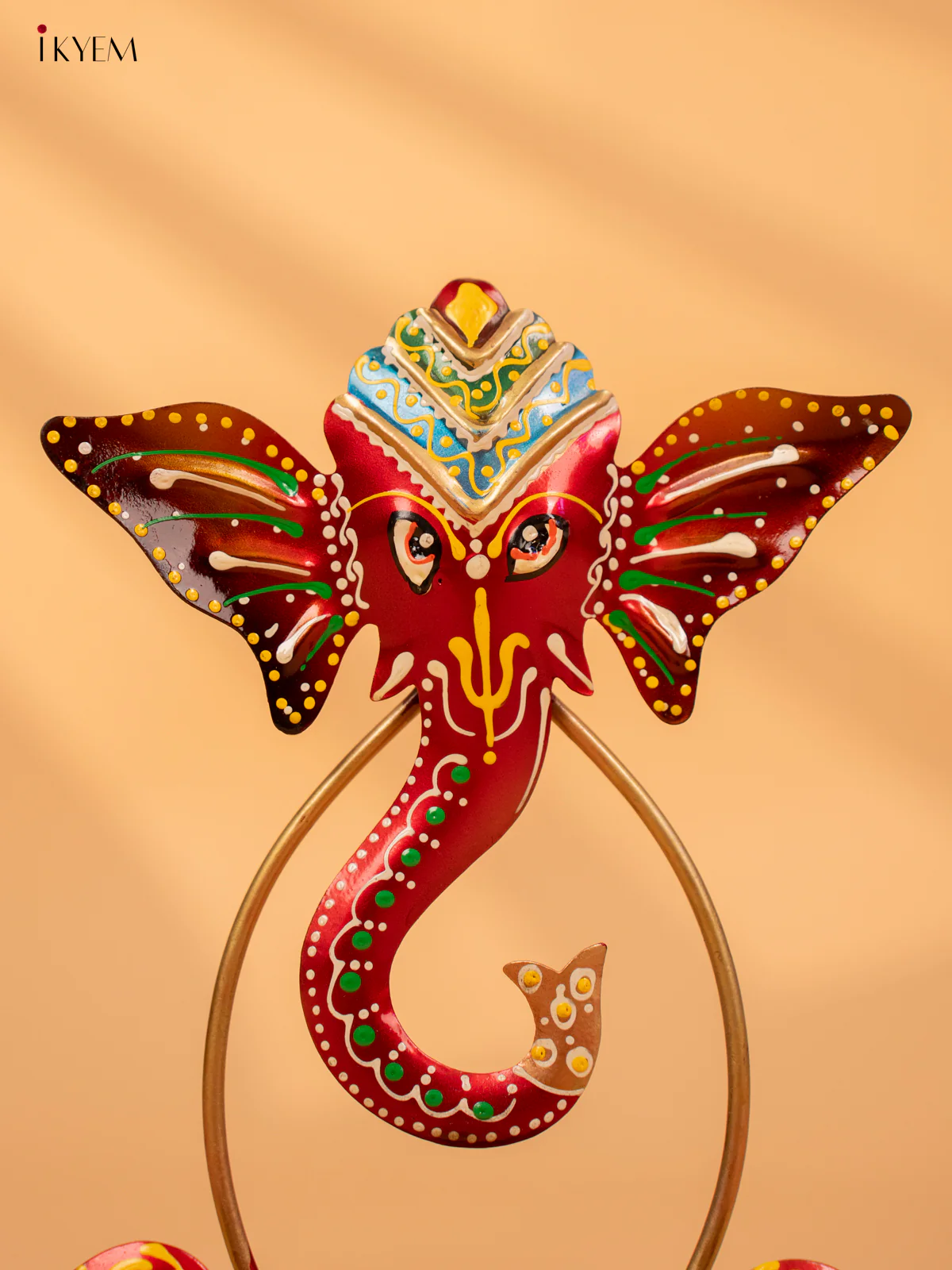 Iron Ganesh T-light holder - Image 2