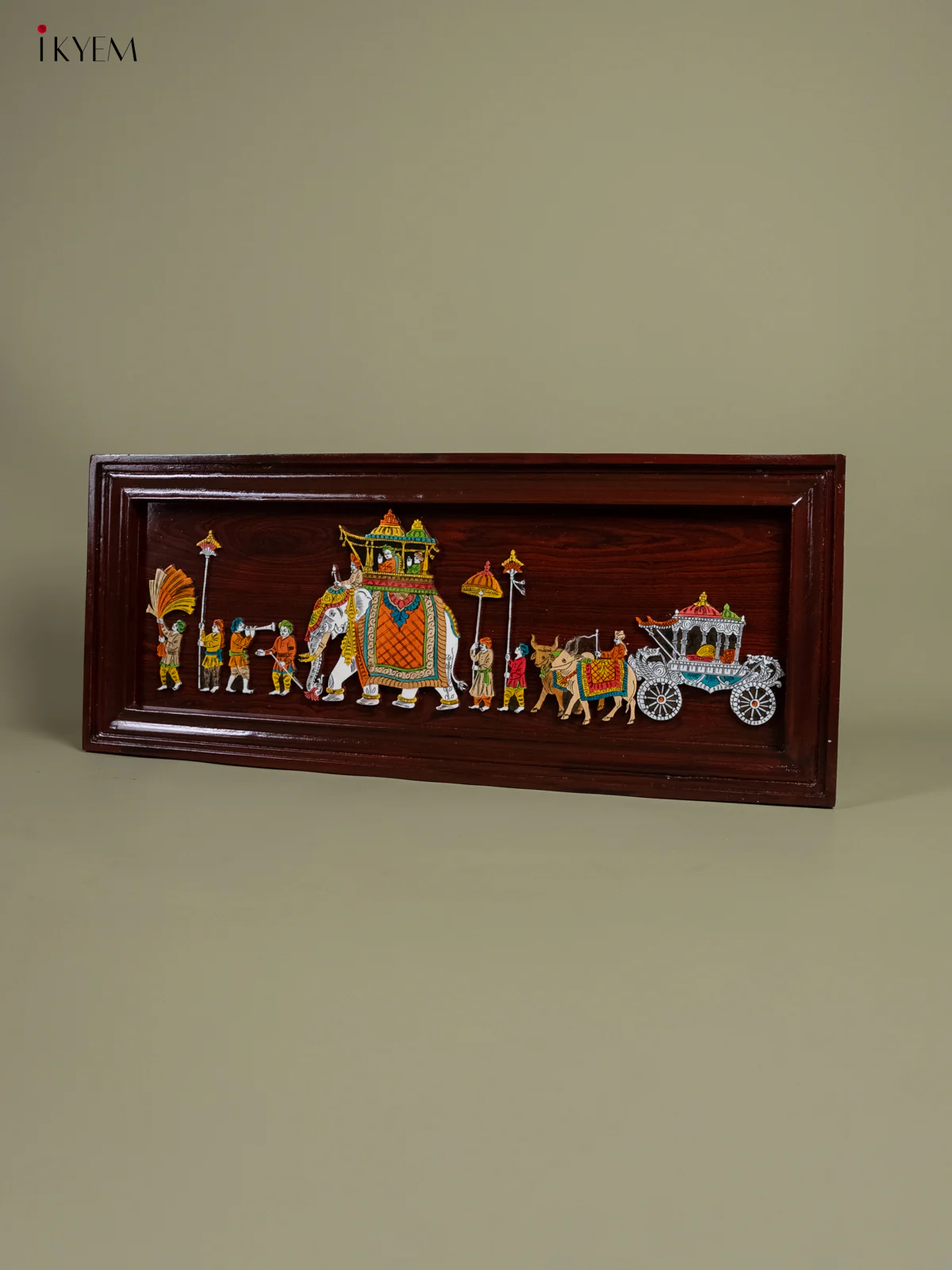 Mysore Rosewood Inlay 3D Panel - Bharath - KA30130 - Image 2