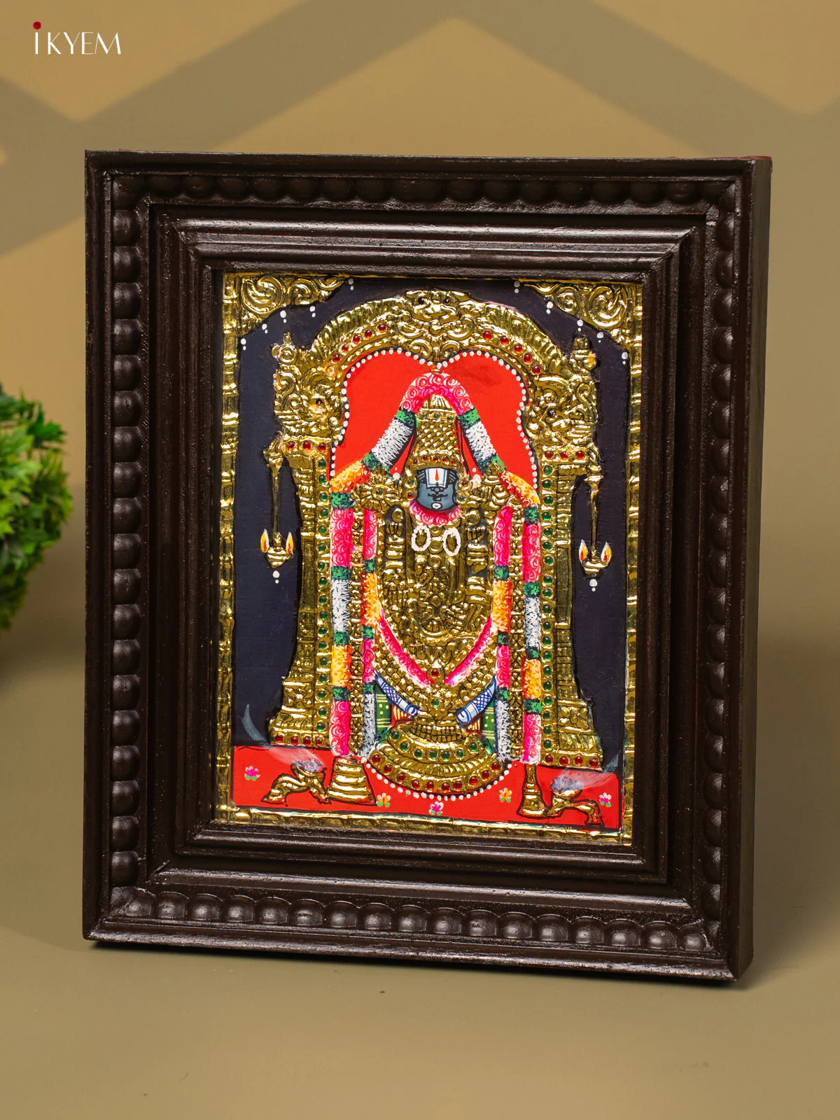 Balaji - Tanjore Painting (13x11) - KB01139 - Image 10