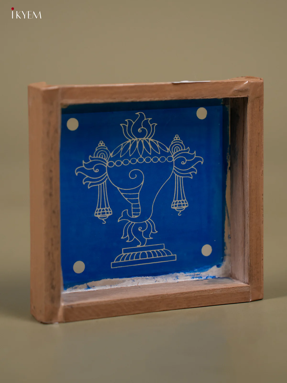 Shanku Kolam Rangoli Stencil - Wooden - (5×5) - KB07114 - Image 2
