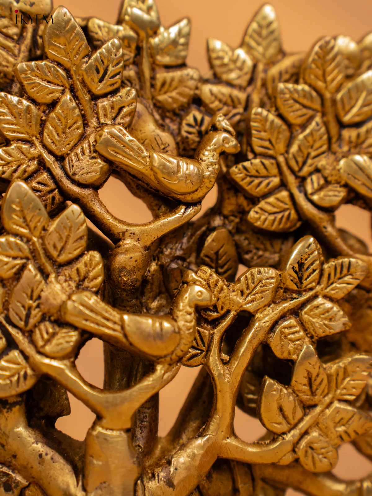 Brass Kalpavriksha Tree with Roots - 8 Inch - KB12111 - Image 6