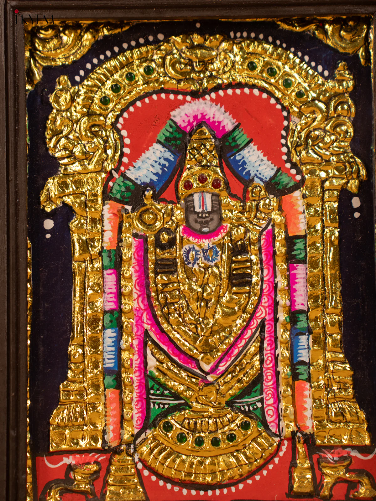 Balaji - Tanjore Painting - KB17120 - Image 3