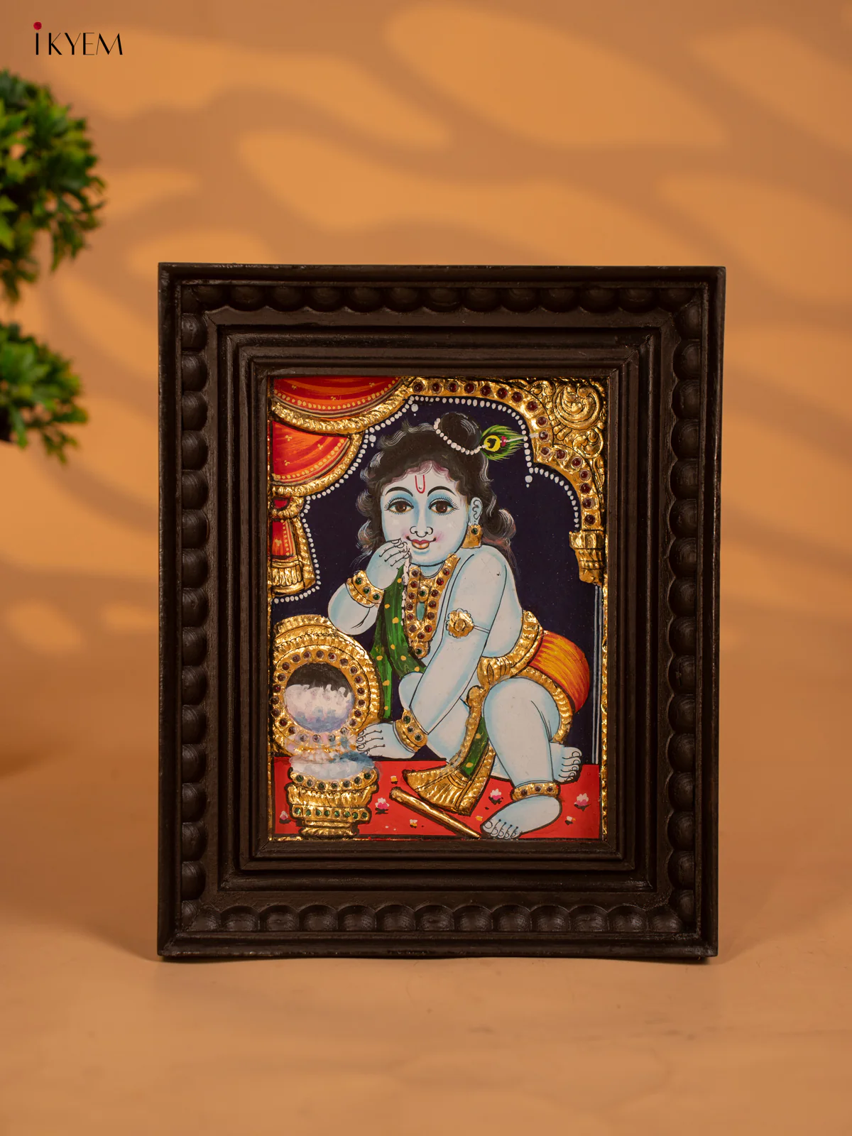 Gopal Krishna -Tanjore Painting - KB17124