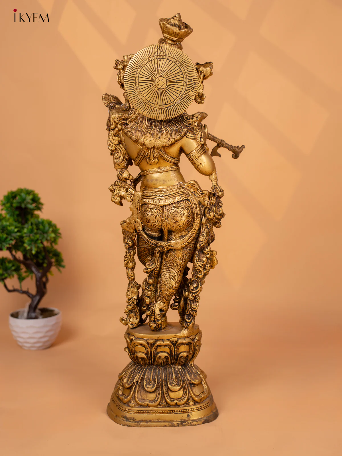 Brass Radha Krishna -30 Inch- KB26112 - Image 10