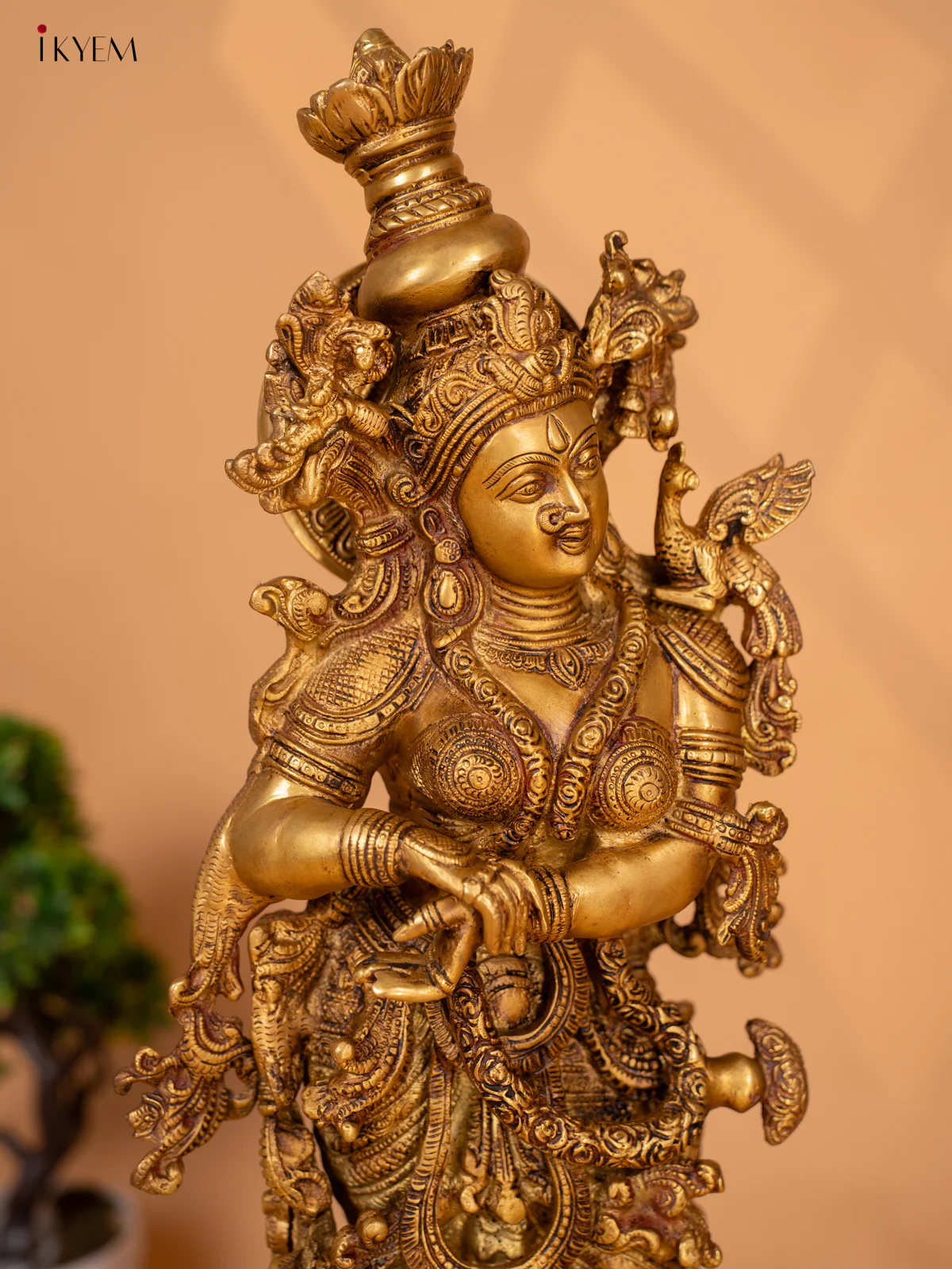 Brass Radha Krishna -30 Inch- KB26112 - Image 17