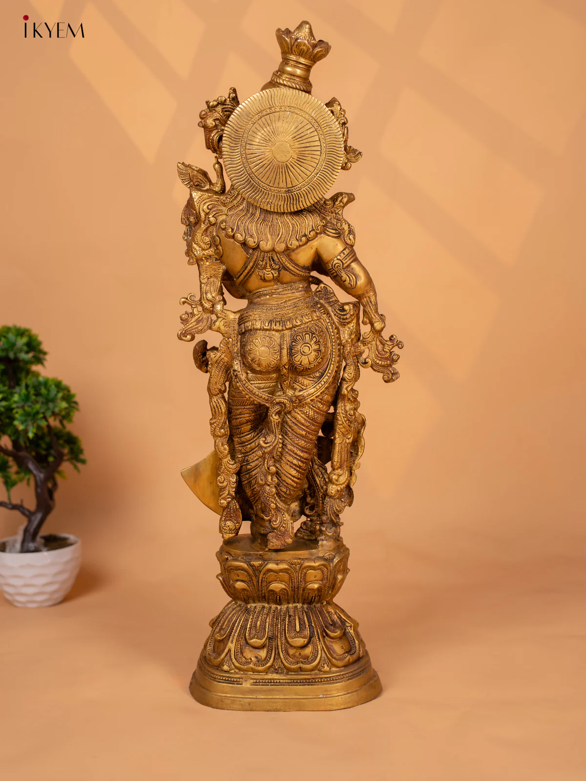 Brass Radha Krishna -30 Inch- KB26112 - Image 18