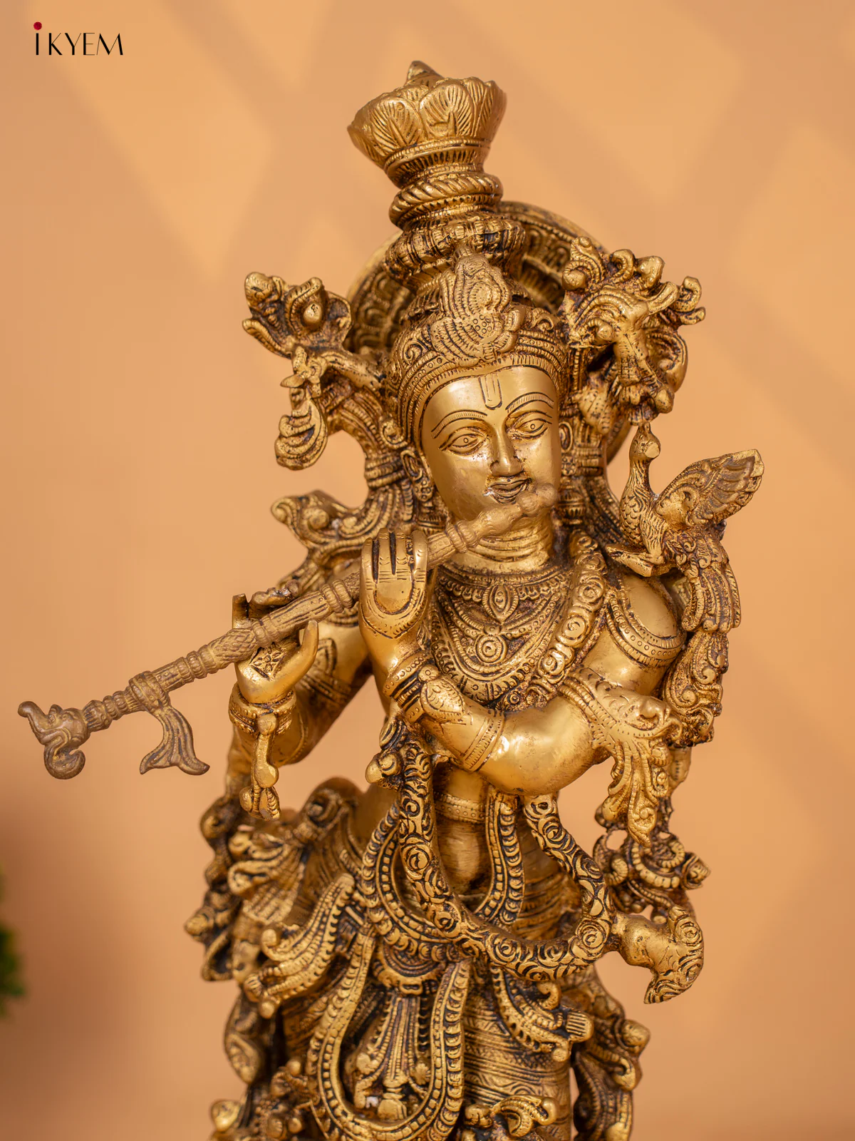 Brass Radha Krishna -30 Inch- KB26112 - Image 5