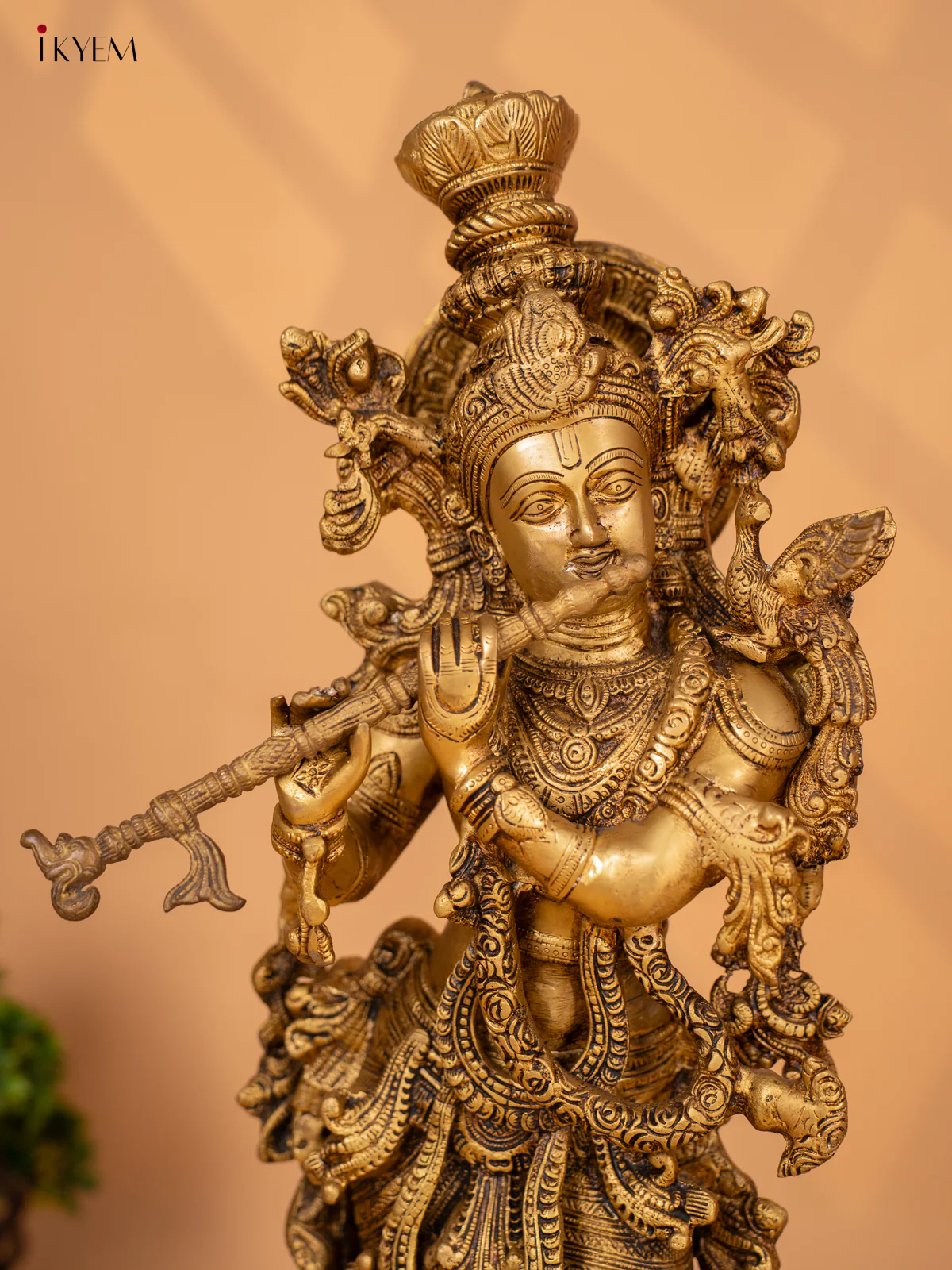 Brass Radha Krishna -30 Inch- KB26112 - Image 7
