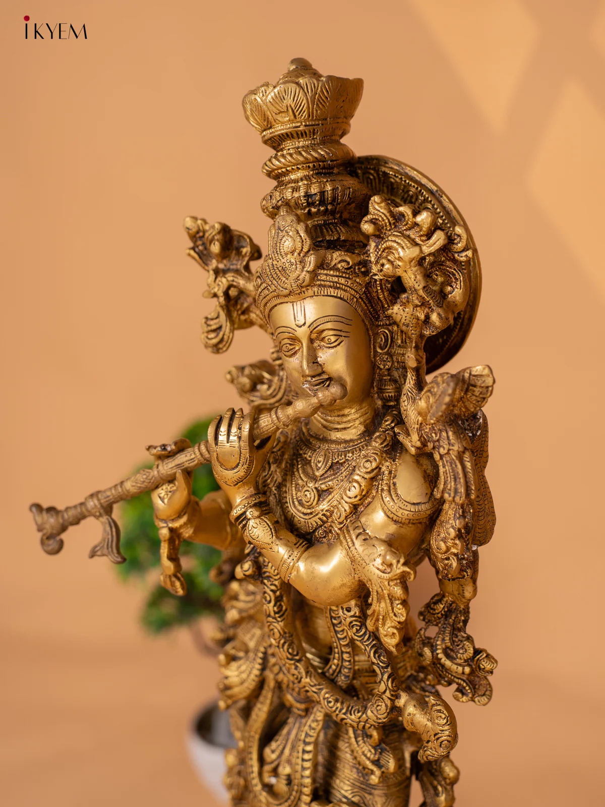 Brass Radha Krishna -30 Inch- KB26112 - Image 8