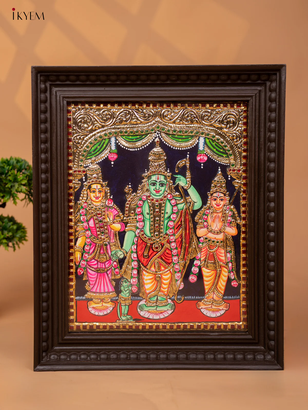 Ram Darbar - Tanjore Painting (18x15) - KC06111