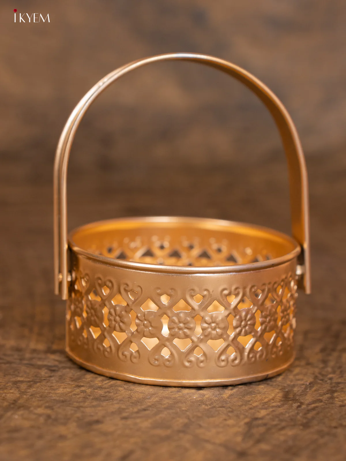 Metal nuts Jar with Basket - KC12129 - Image 4