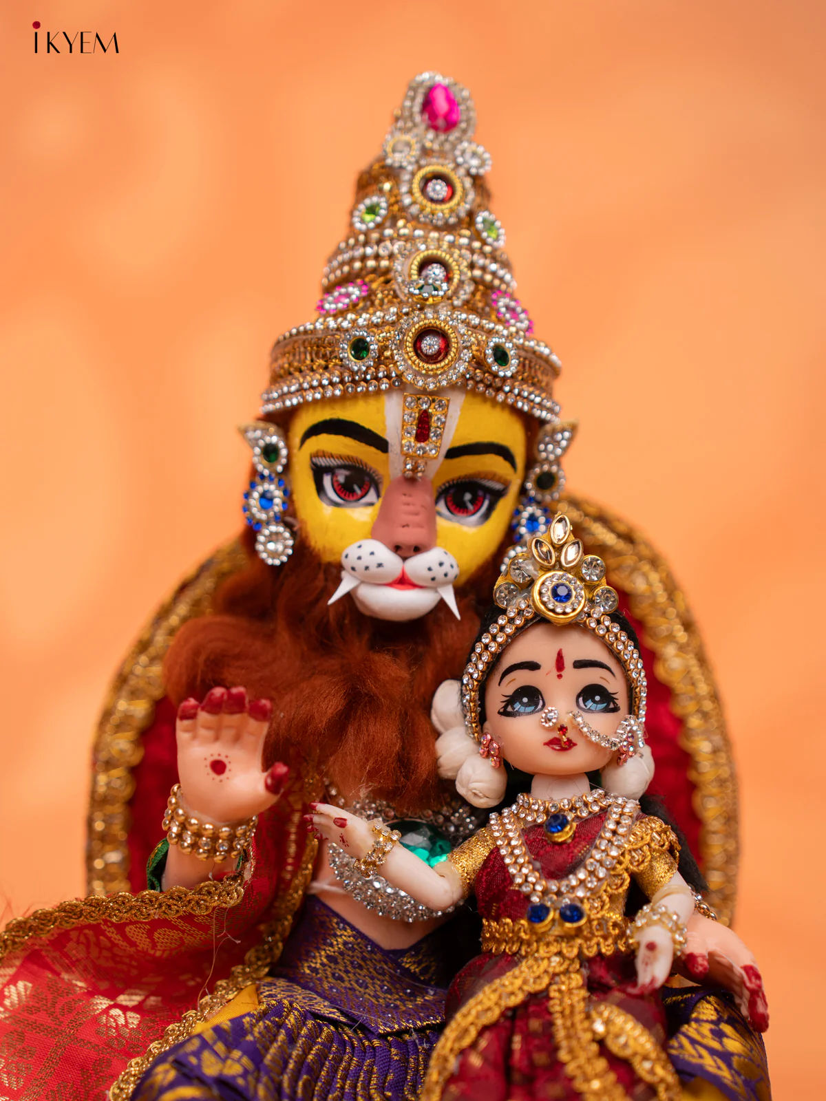LAKSHMI NARASIMMHA Doll - 14 inch - KC28126 - Image 2