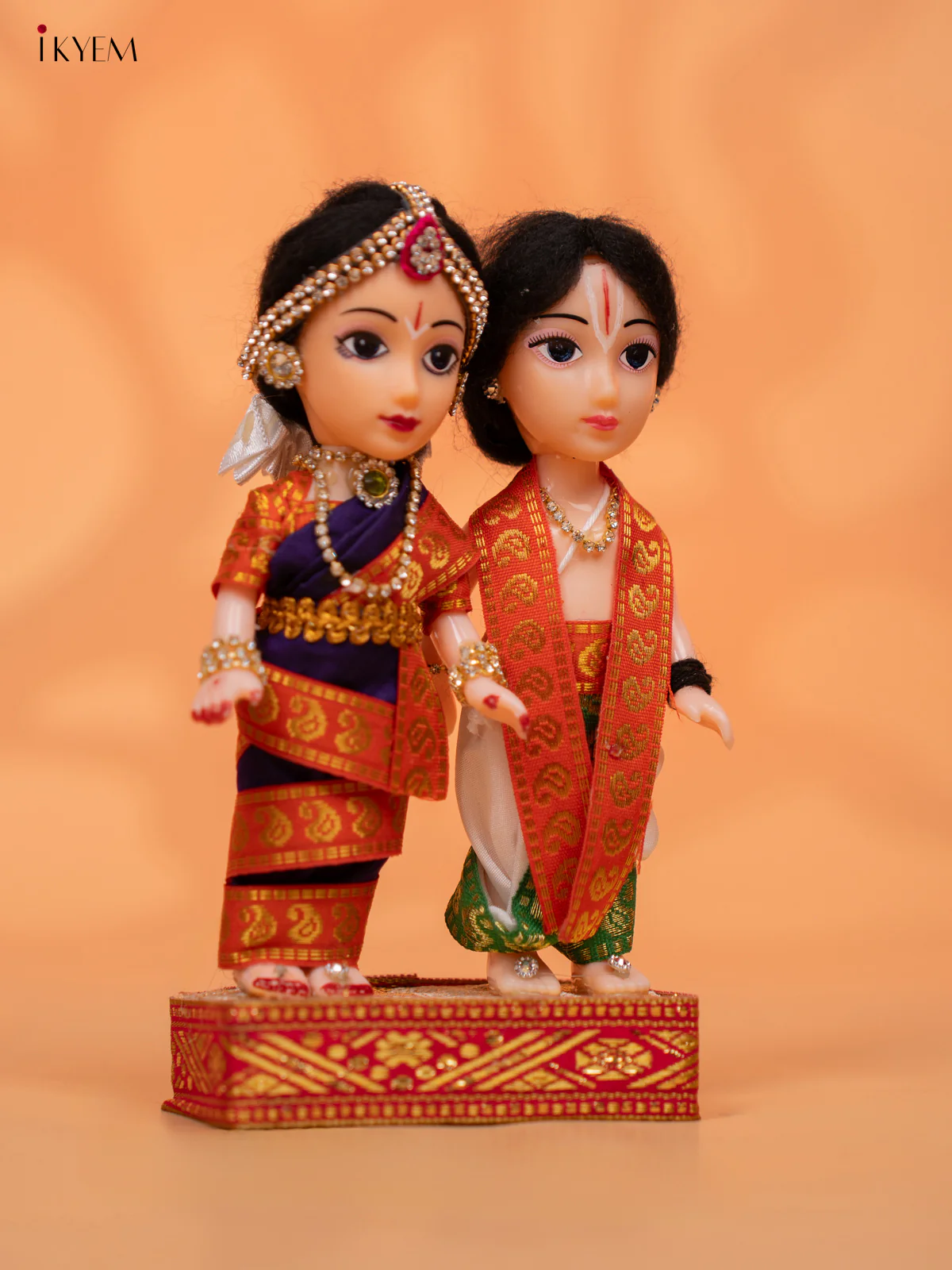 IYENGAR COUPLE - Golu Display Doll - 7 inch - KC28133 - Image 2