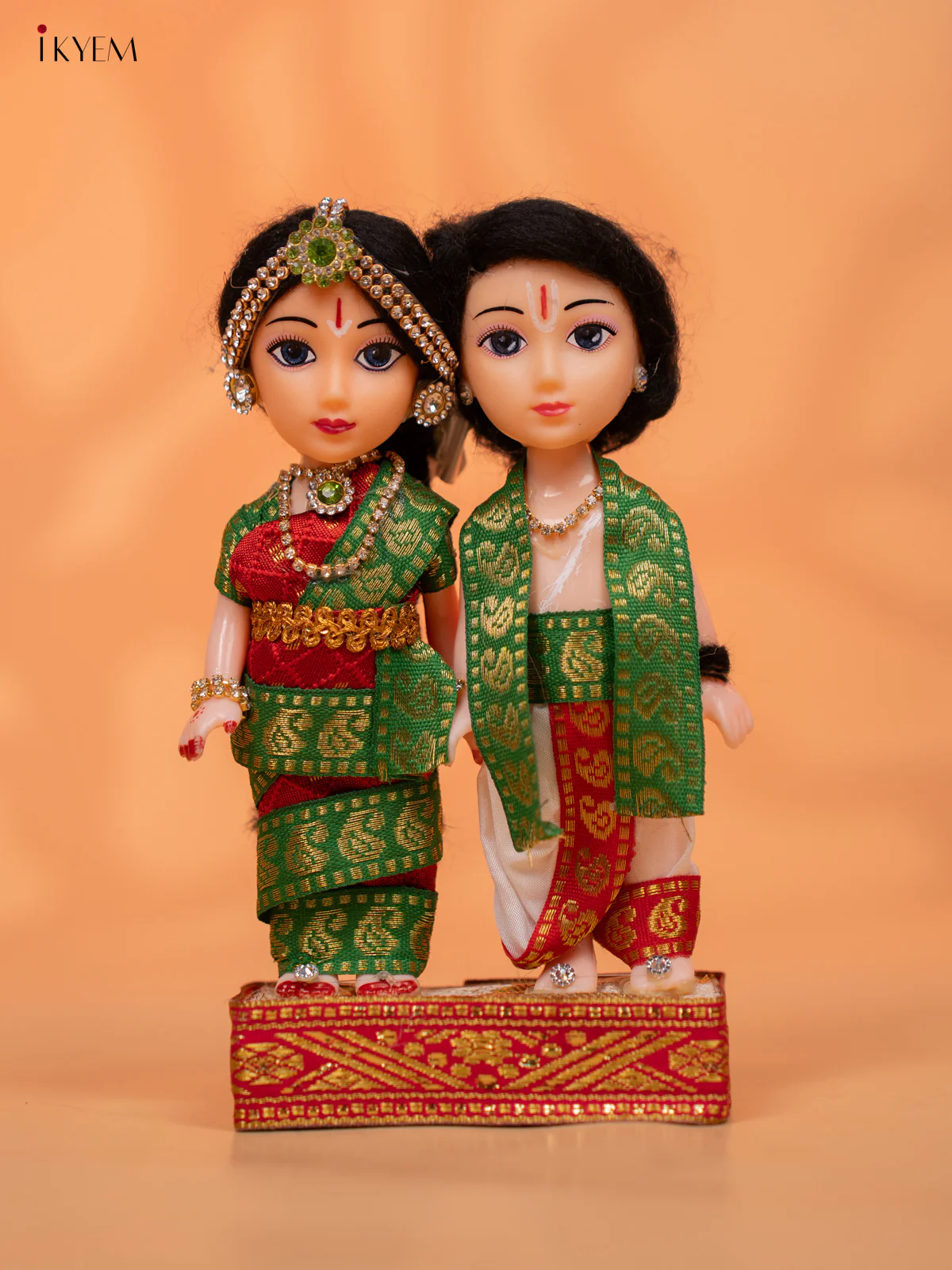 IYENGAR COUPLE - Golu Display Doll - 7 inch - KC28134