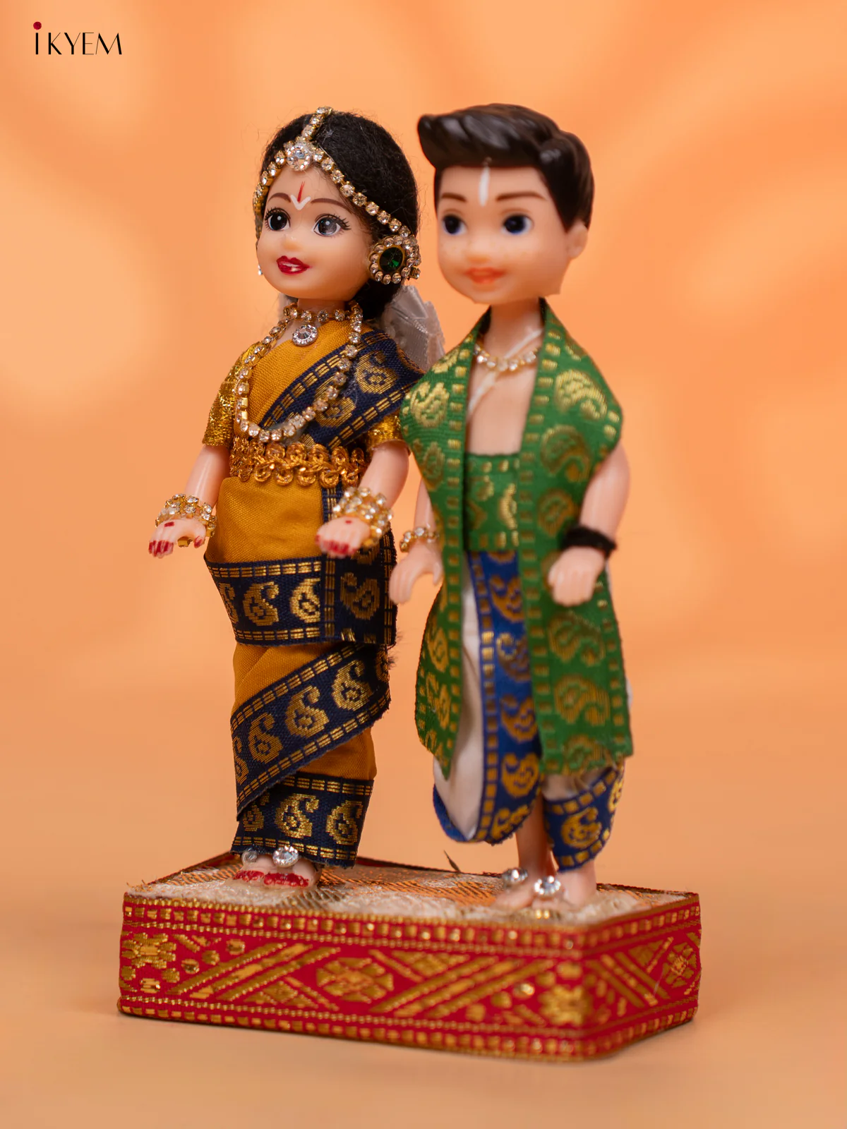 IYENGAR COUPLE - Golu Display Doll - 7 inch-KC28135 - Image 3
