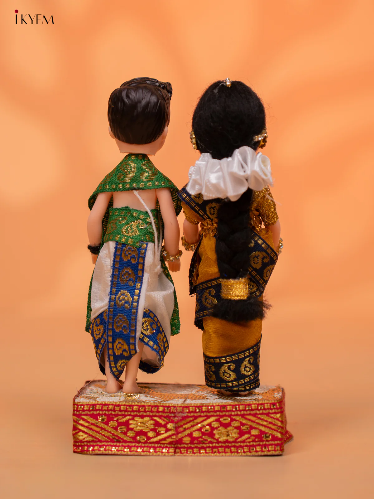 IYENGAR COUPLE - Golu Display Doll - 7 inch-KC28135 - Image 4