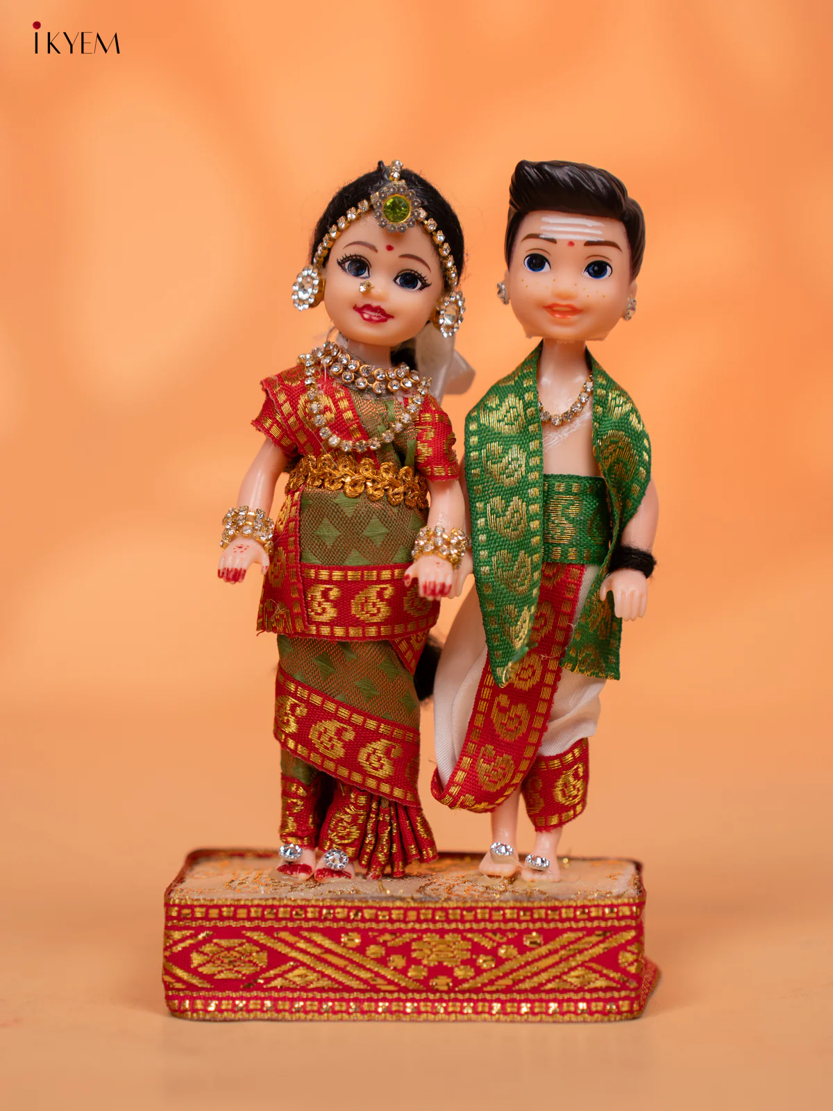 IYER COUPLE - Golu Display Doll 6.5 inch - KC28139