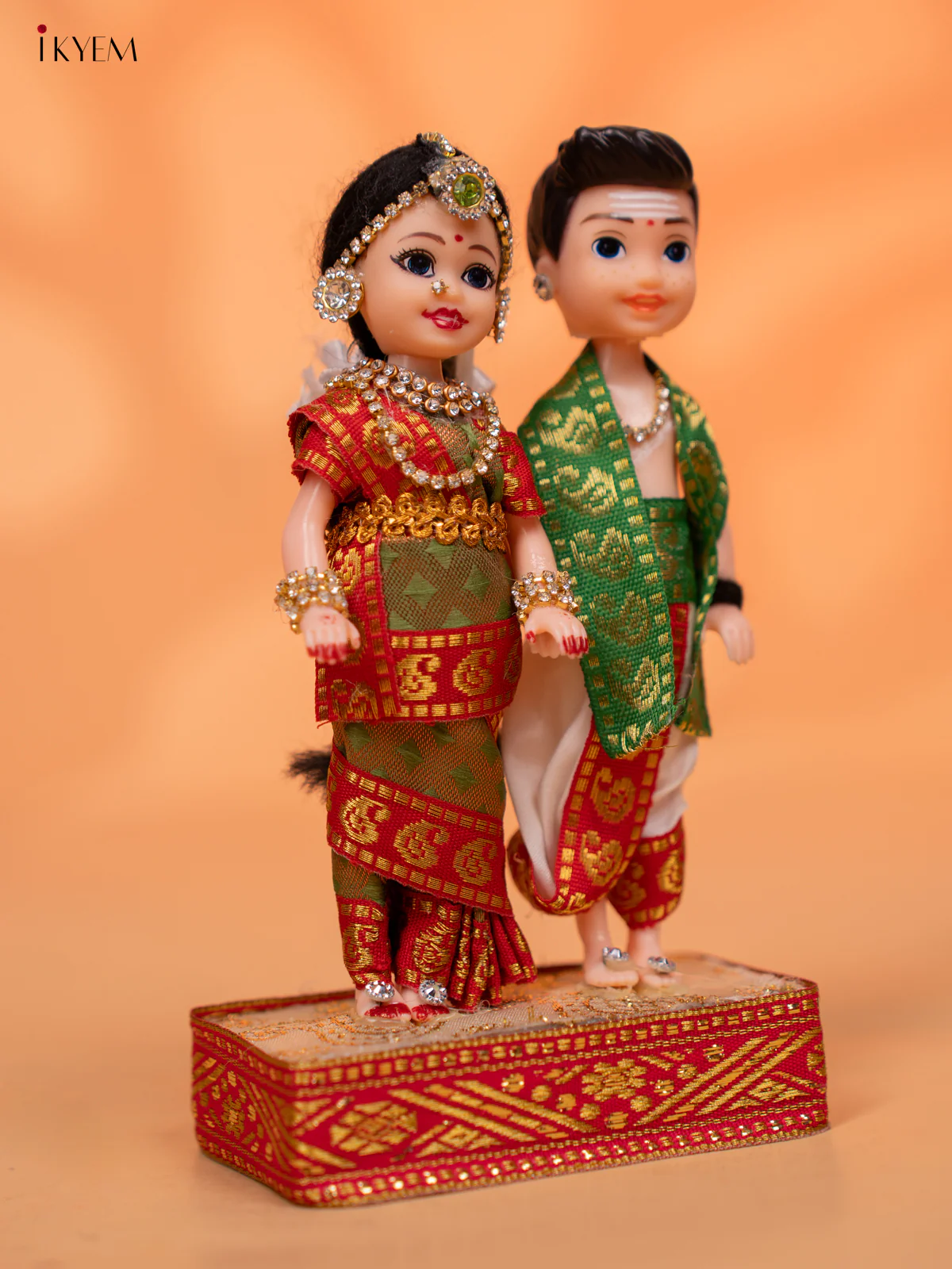 IYER COUPLE - Golu Display Doll 6.5 inch - KC28139 - Image 2