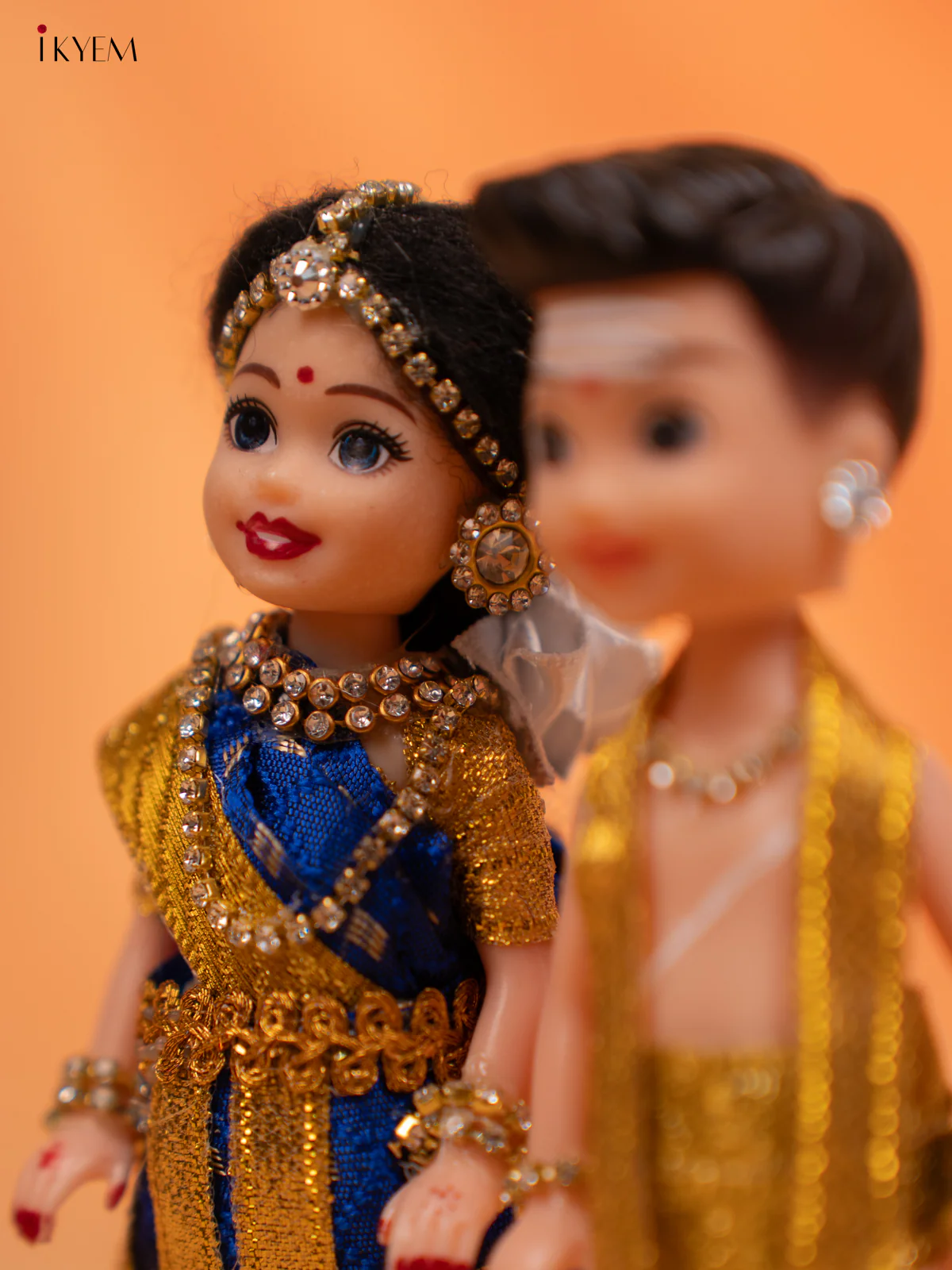 IYER COUPLE - Golu Display Doll 6.5 inch - KC28140 - Image 5