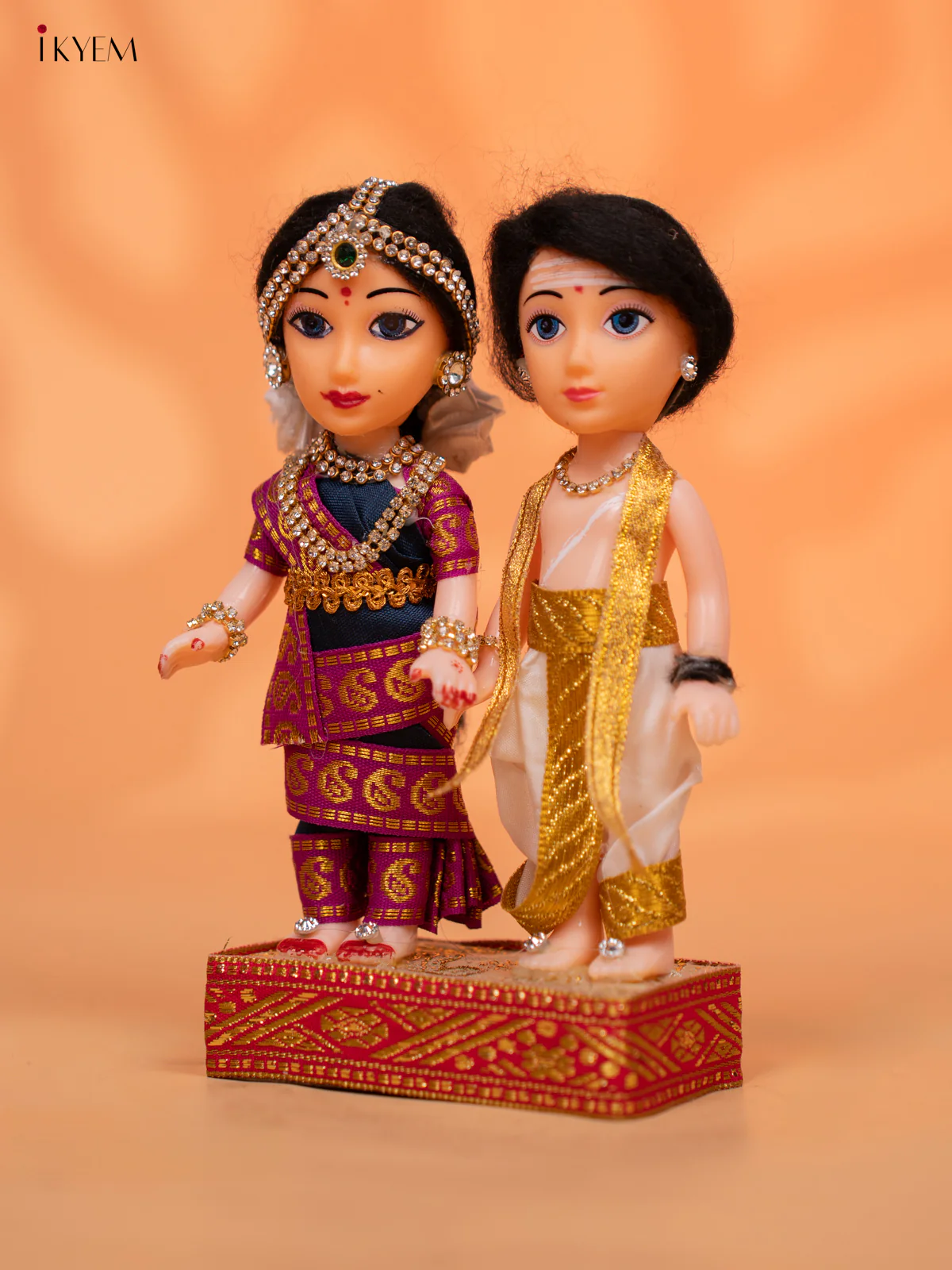 IYER COUPLE - Golu Display Doll - 6.5 inch - KC28141 - Image 3