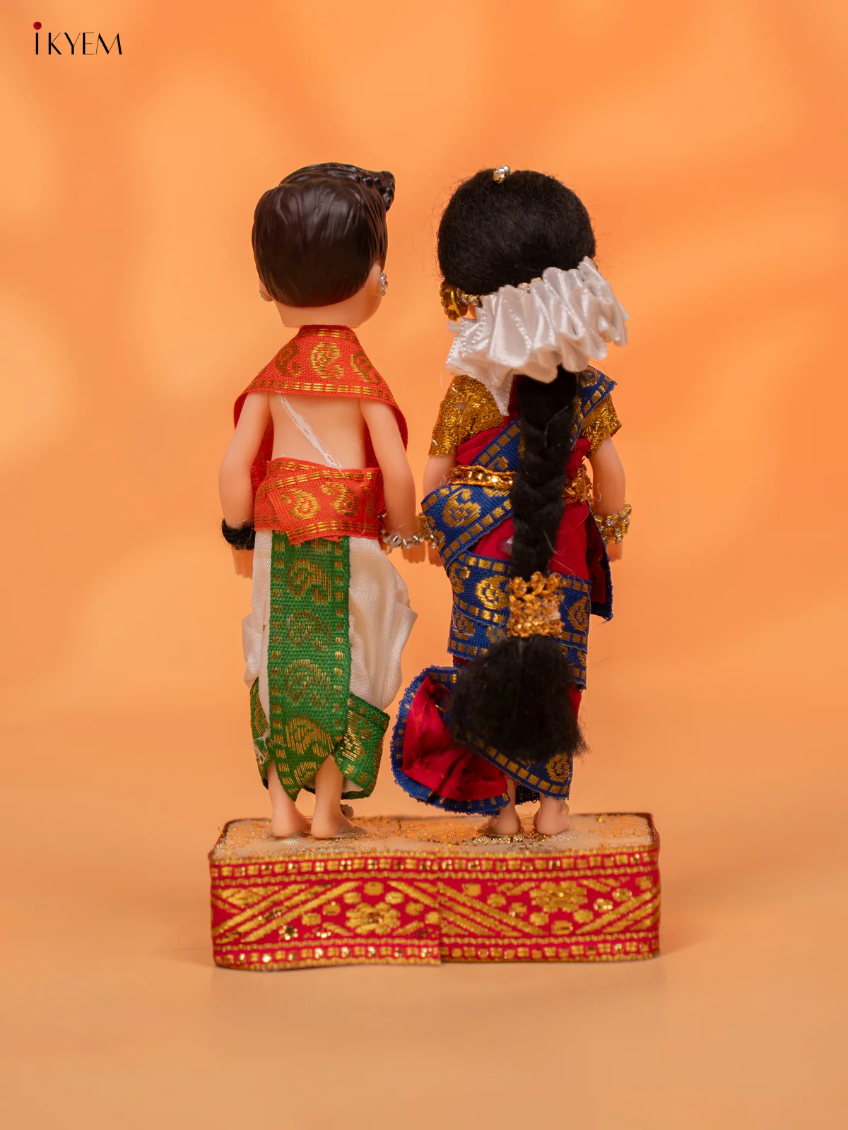 IYER COUPLE - Golu Display Doll 6.5 inch - KC28142 - Image 4