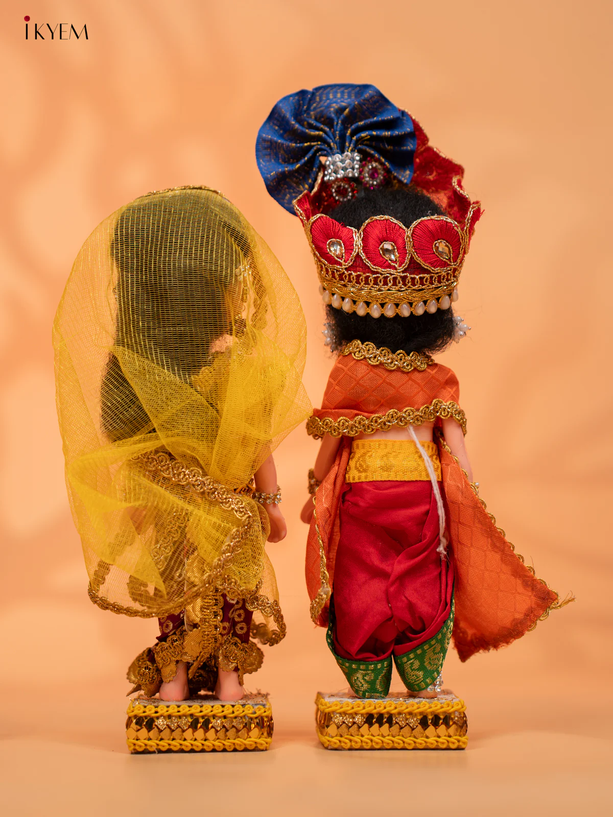RADHA KRISHNA - Golu Display Doll - 10 inch - KC28148 - Image 4