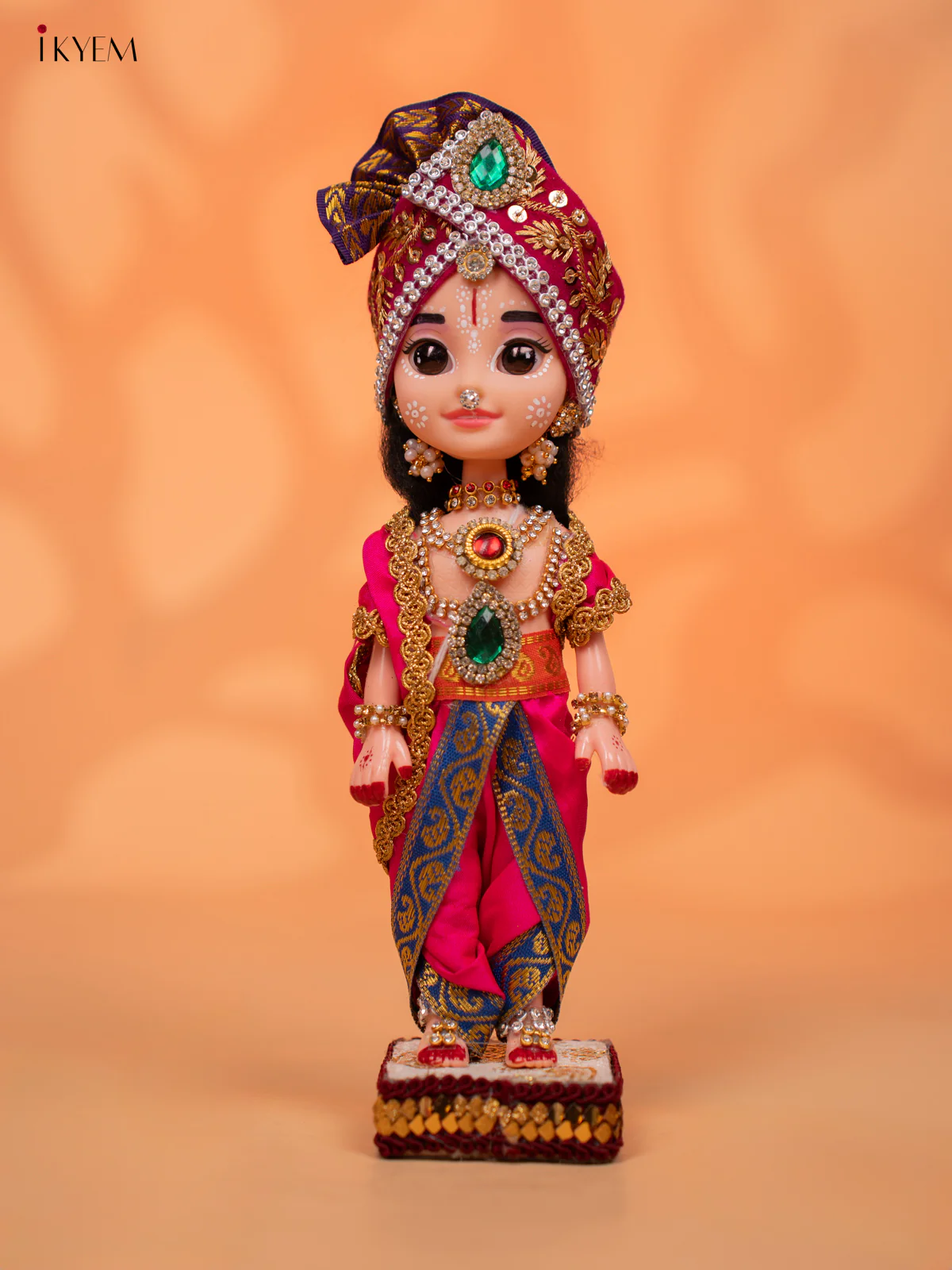 RADHA KRISHNA - Golu Display Doll - 10 inch - KC28149 - Image 5