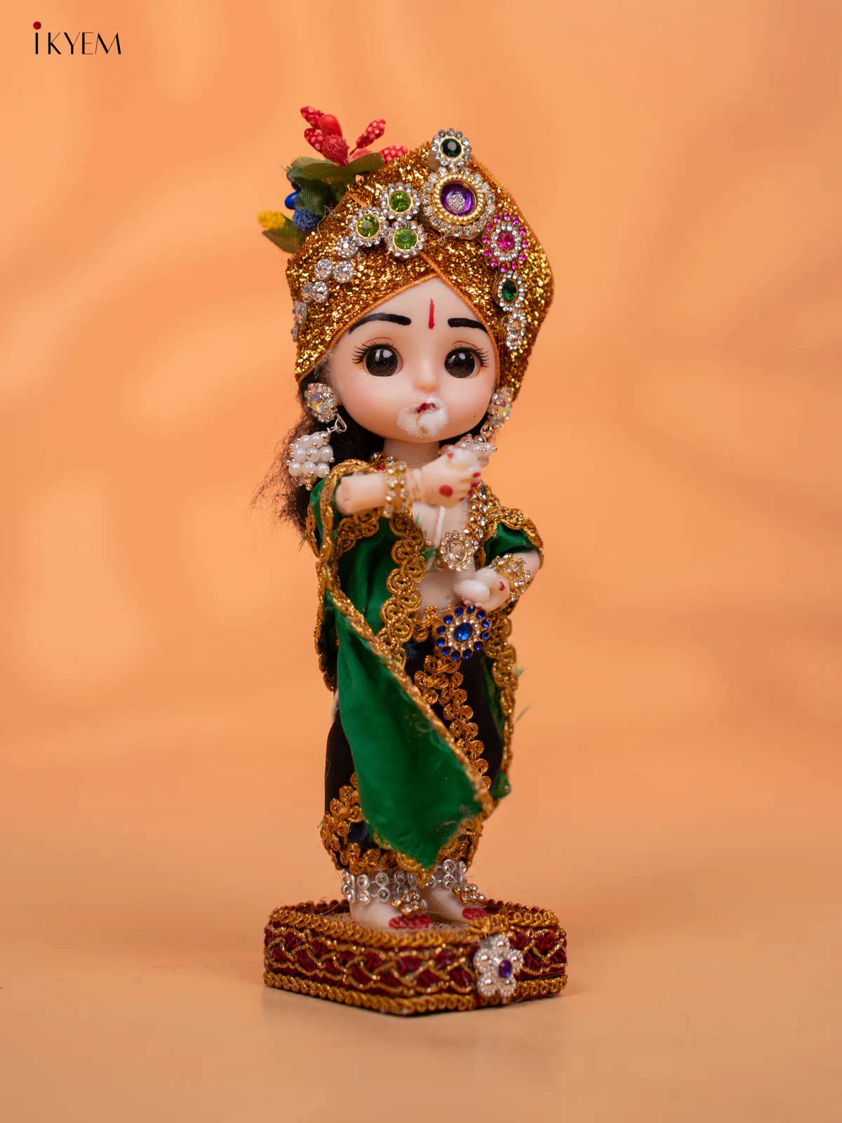 BUTTER KRISHNA - Golu Display Doll - 7.5 inch - KC28153 - Image 2