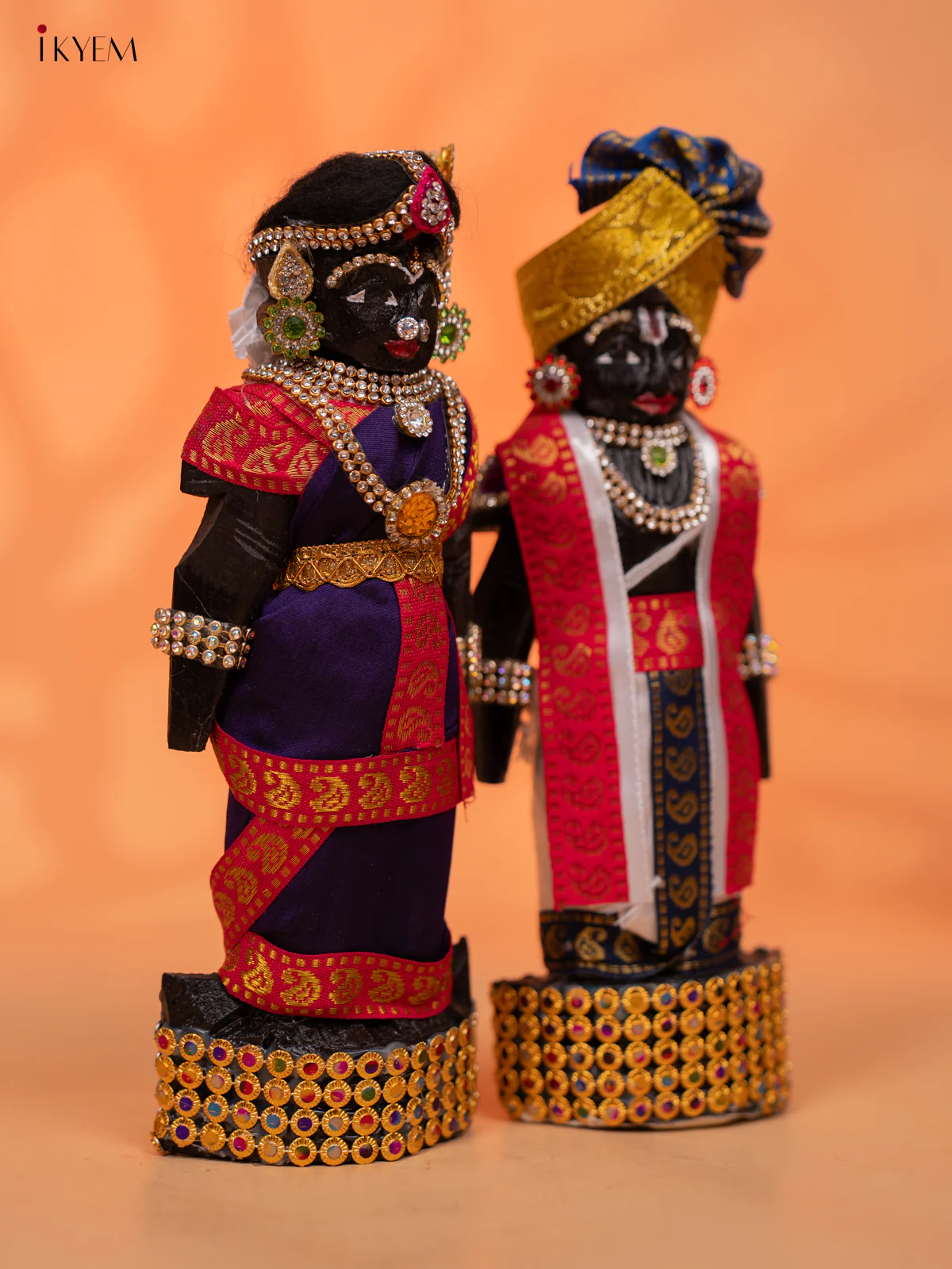IYENGAR STYLE MARAPACHI - Golu Display Doll - 9 inch - KC28155 - Image 2