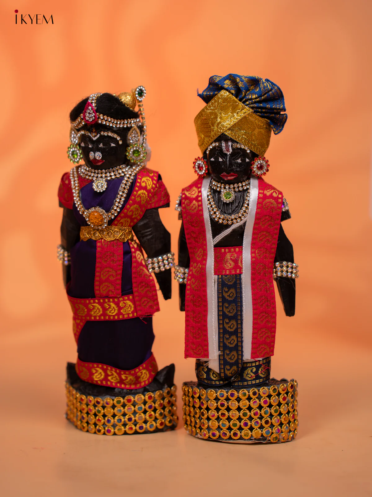 IYENGAR STYLE MARAPACHI - Golu Display Doll - 9 inch - KC28155 - Image 3