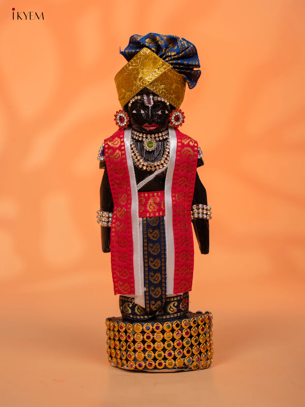 IYENGAR STYLE MARAPACHI - Golu Display Doll - 9 inch - KC28155 - Image 5