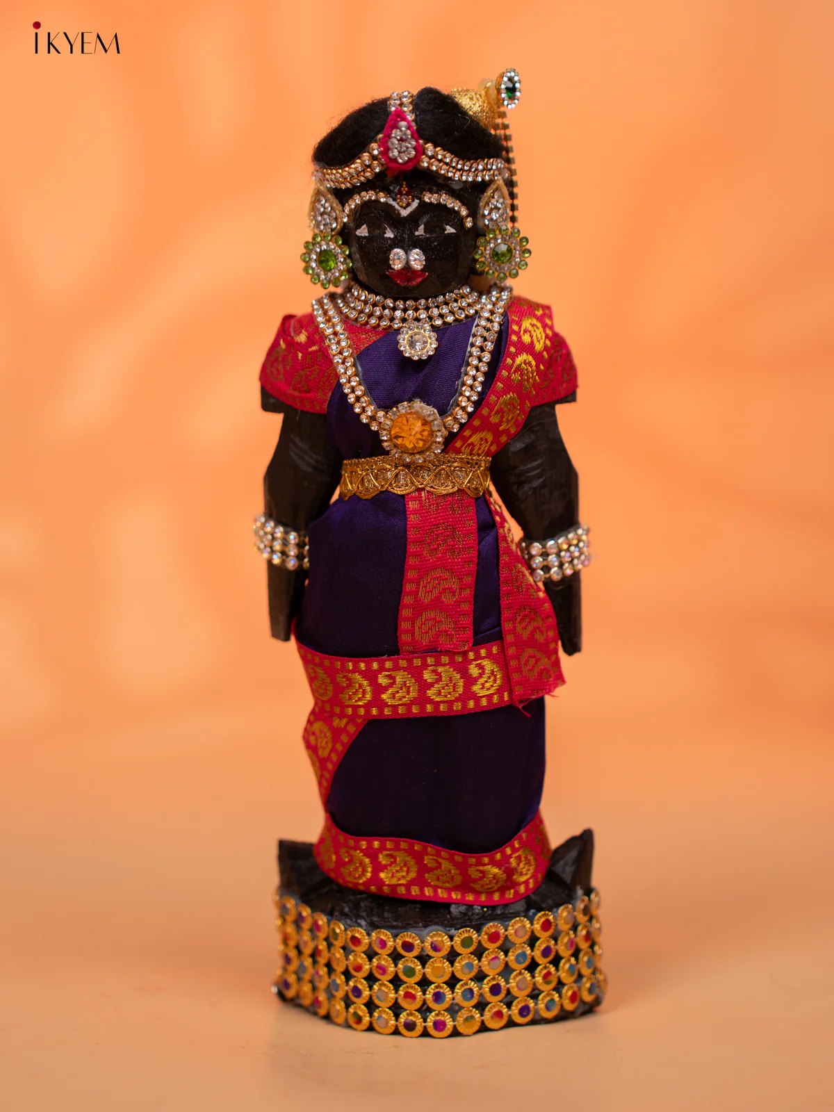 IYENGAR STYLE MARAPACHI - Golu Display Doll - 9 inch - KC28155 - Image 6