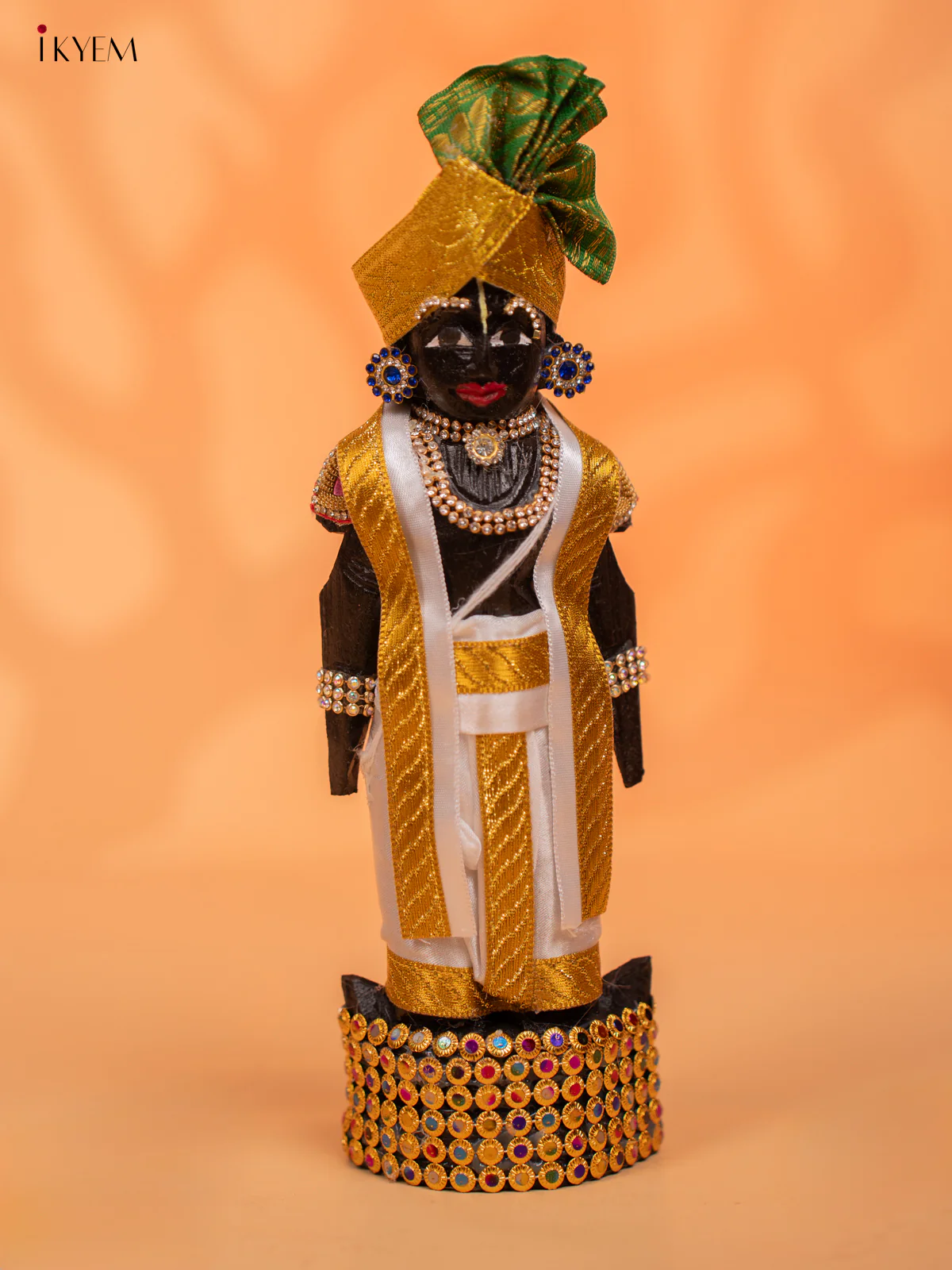 IYENGAR STYLE MARAPACHI - Golu Display Doll - 9 inch - KC28156 - Image 5