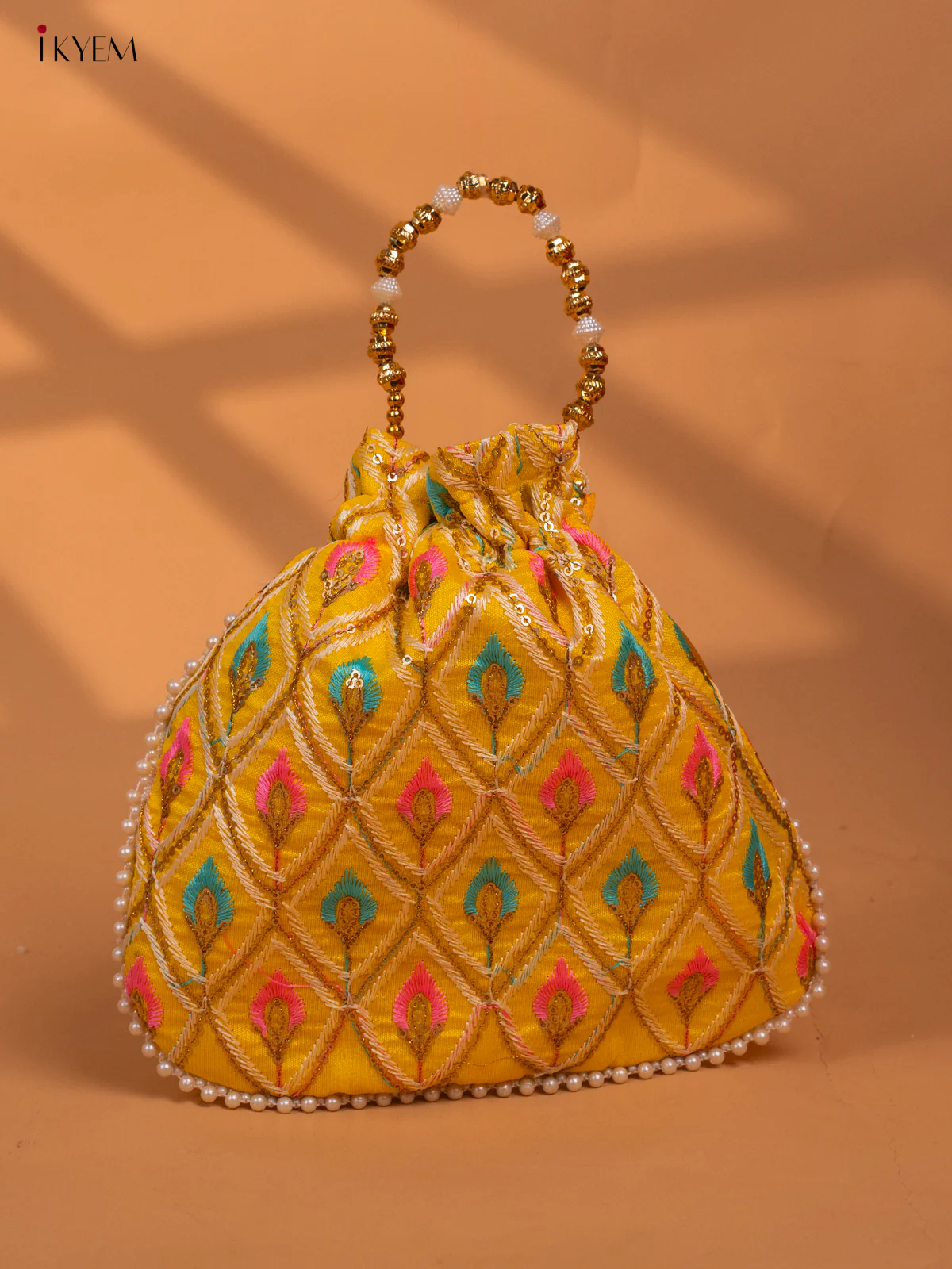 Designer Embroidered Potli Bag - Return Gift - KC29113 - Image 2