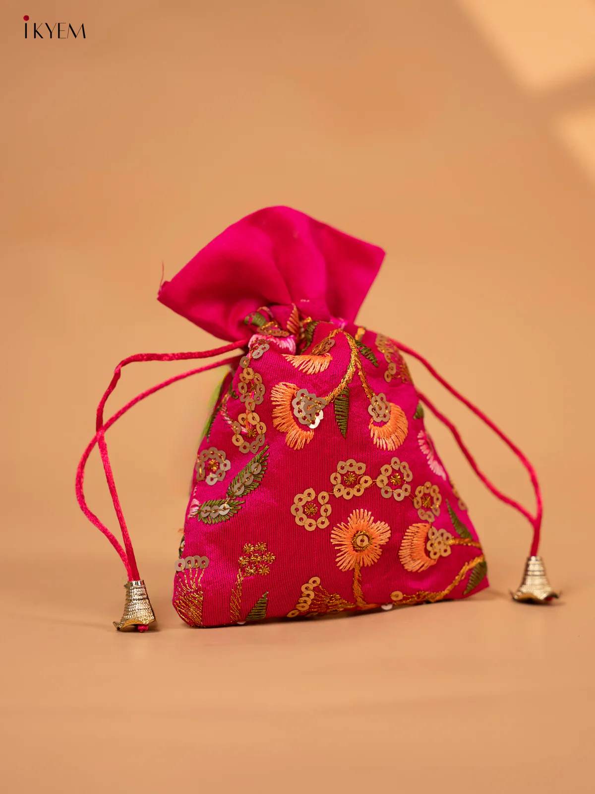 Designer Embroidered Potli Bag Small - KC29118 - Image 6