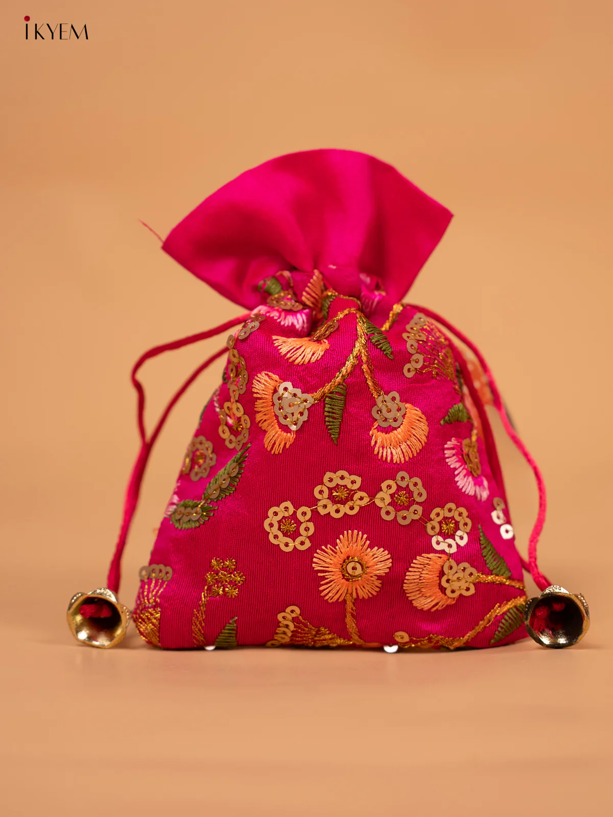 Designer Embroidered Potli Bag Small - KC29118 - Image 7