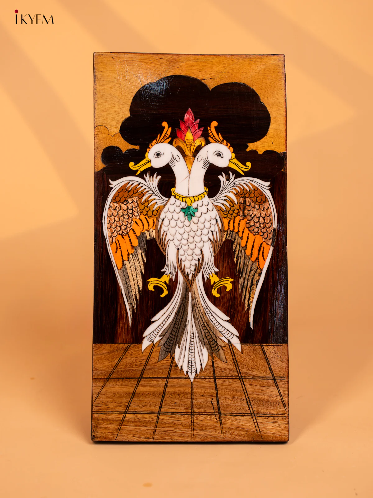 Mysore Rosewood Small Panel - Gandaberunda - KD02127