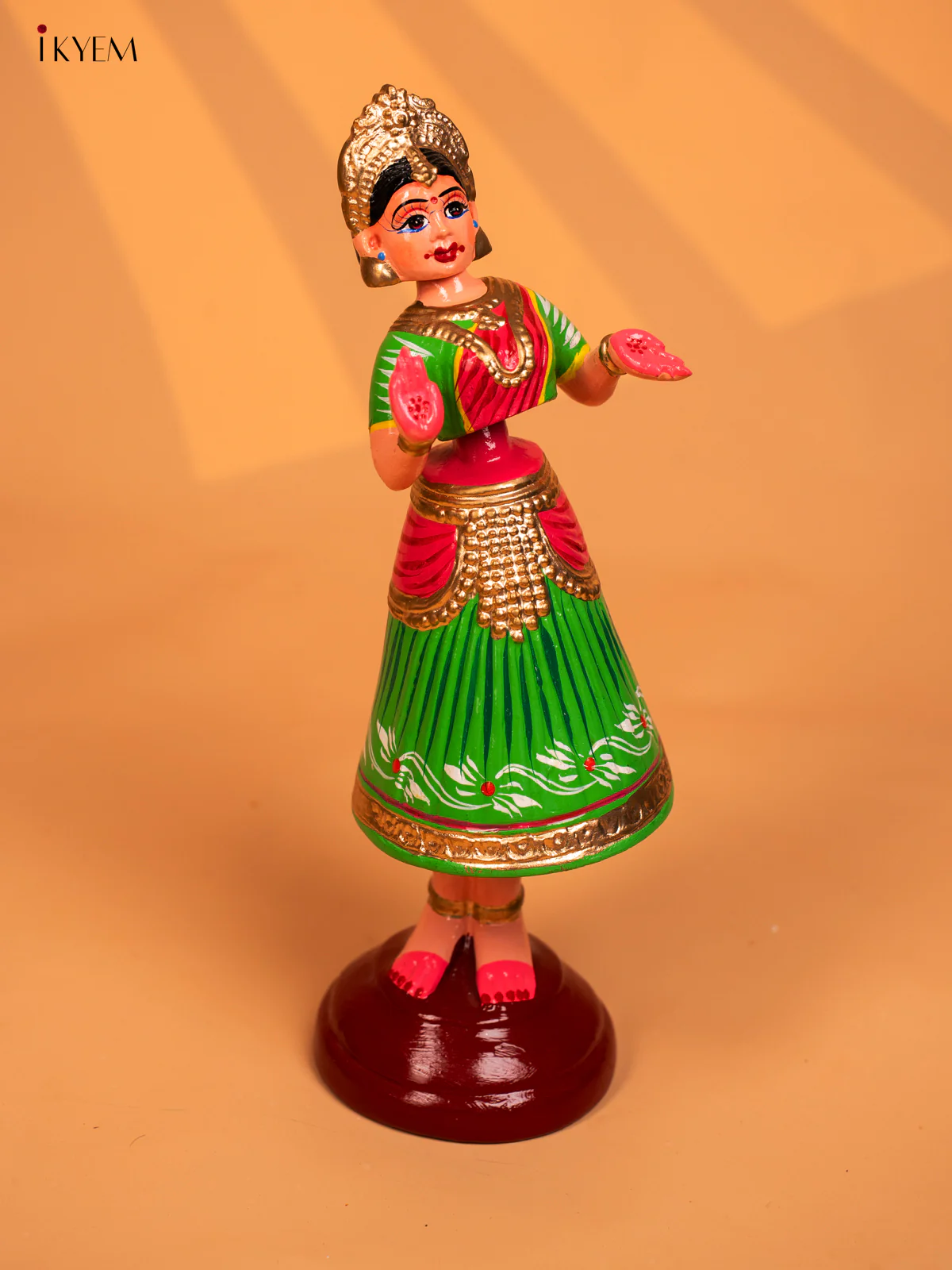 Thanjavur Dancing Doll - inch - KD04114 - Image 3