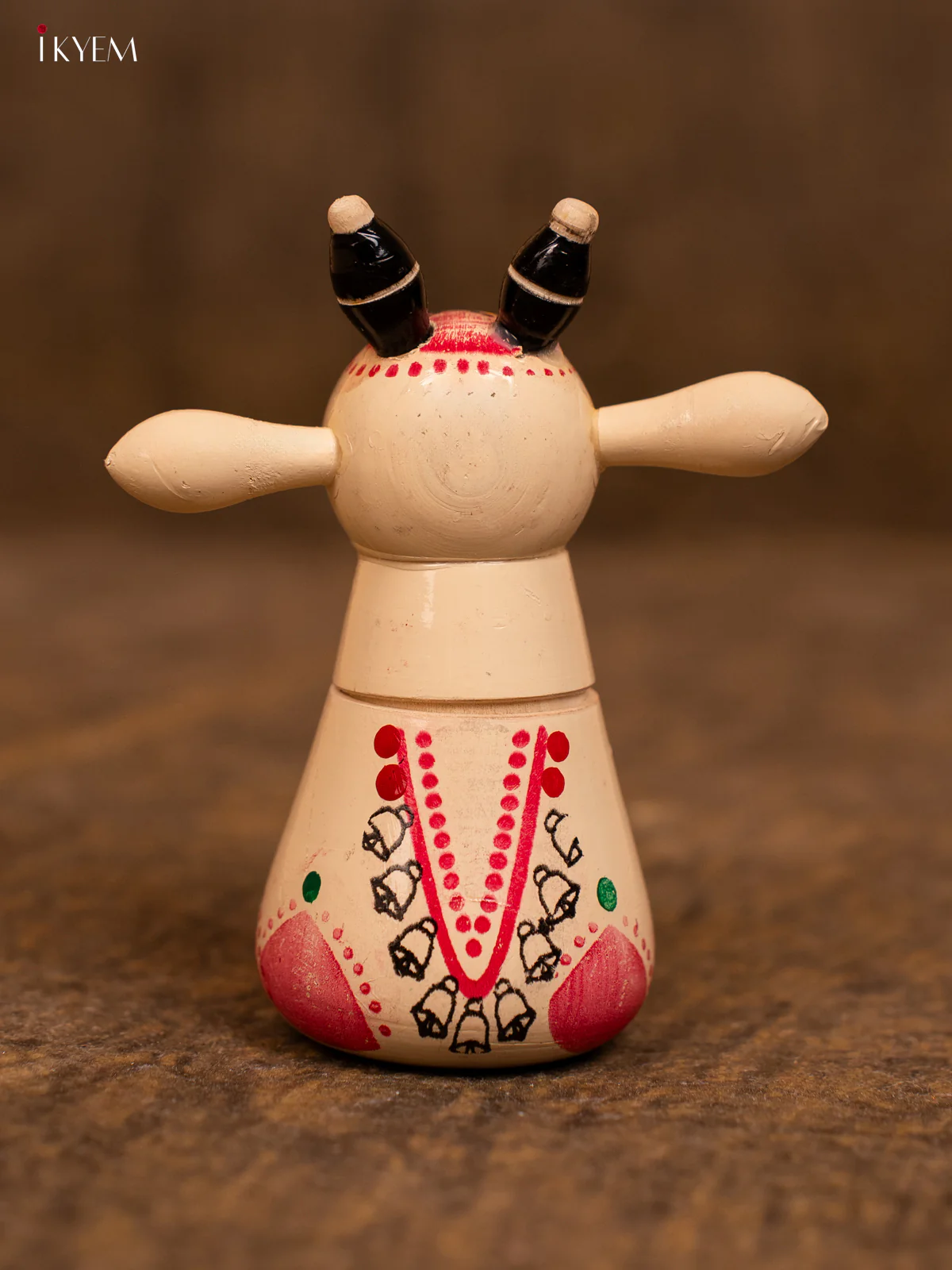 Nandi Kondapalli doll Kumkum holder - KD04118 - Image 4