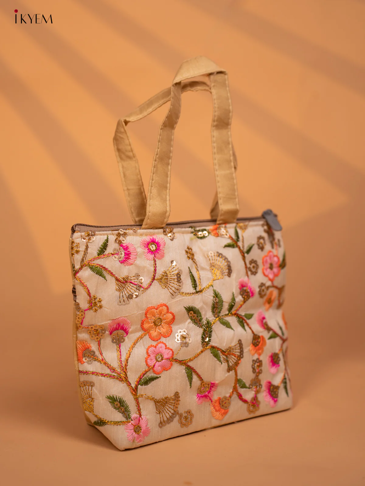 Designer Embroidered HandBag - Floral - KD09122 - Image 6