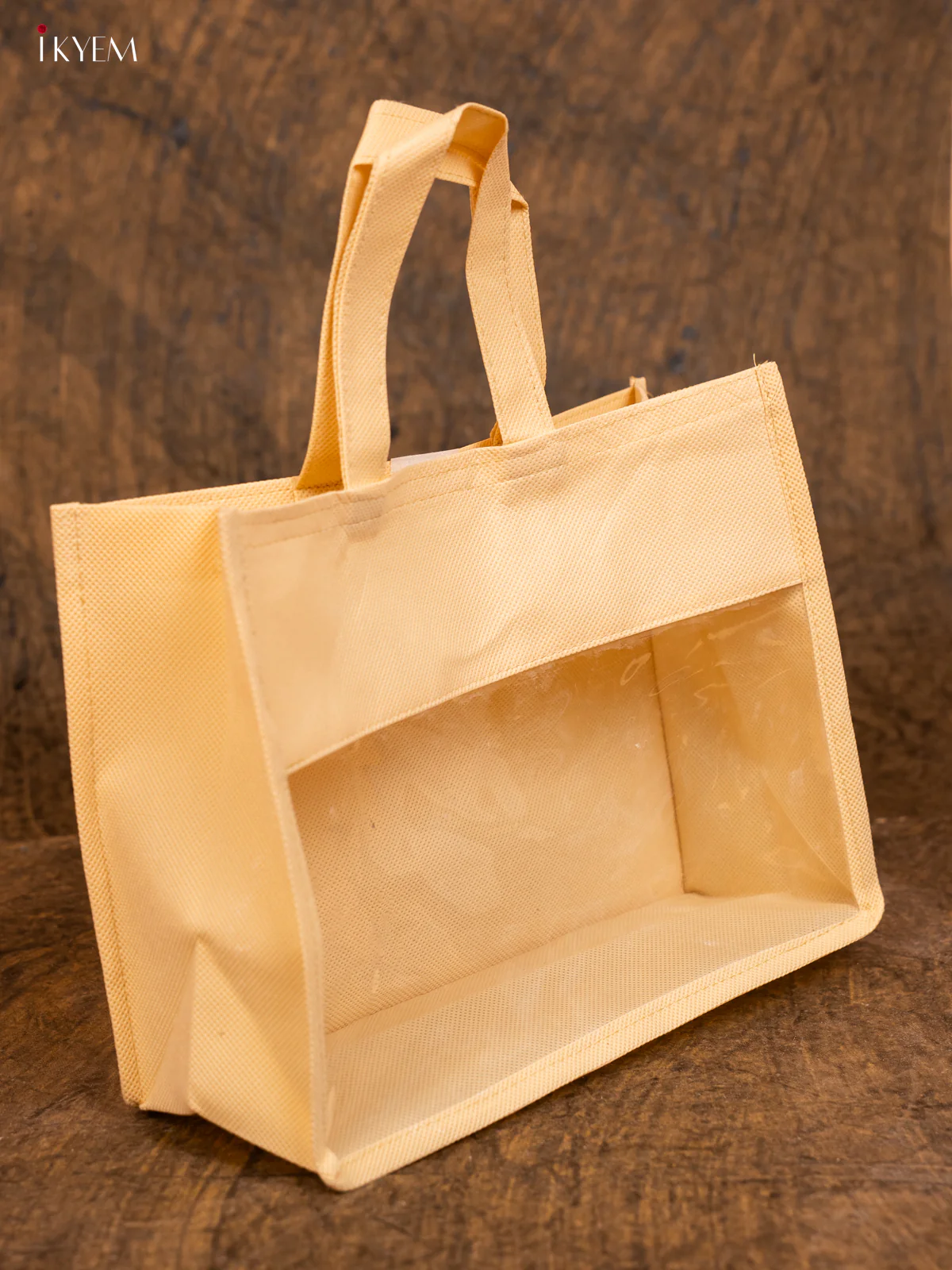 Jute Gift Hamper Bag with Front Transparent Window - KD09124 - Image 2