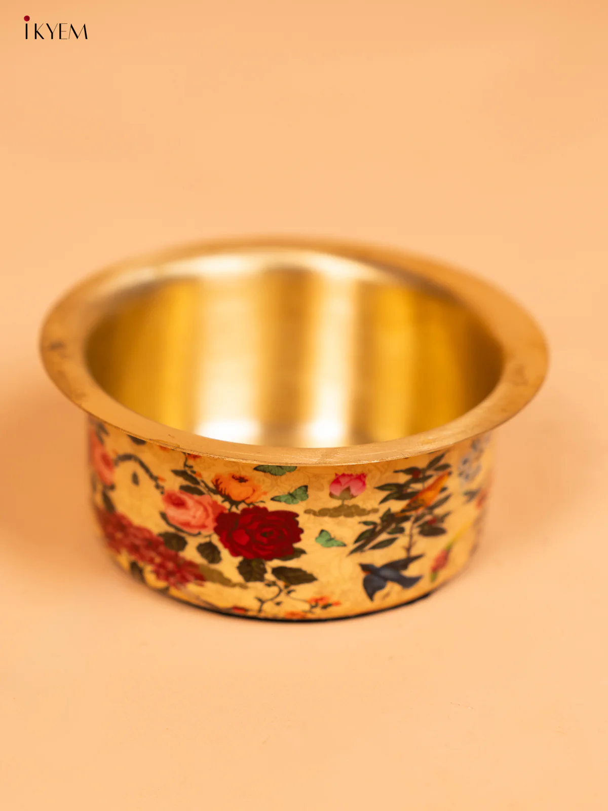 Brass Digital Printed Dabara set - Bird - KD12125 - Image 3