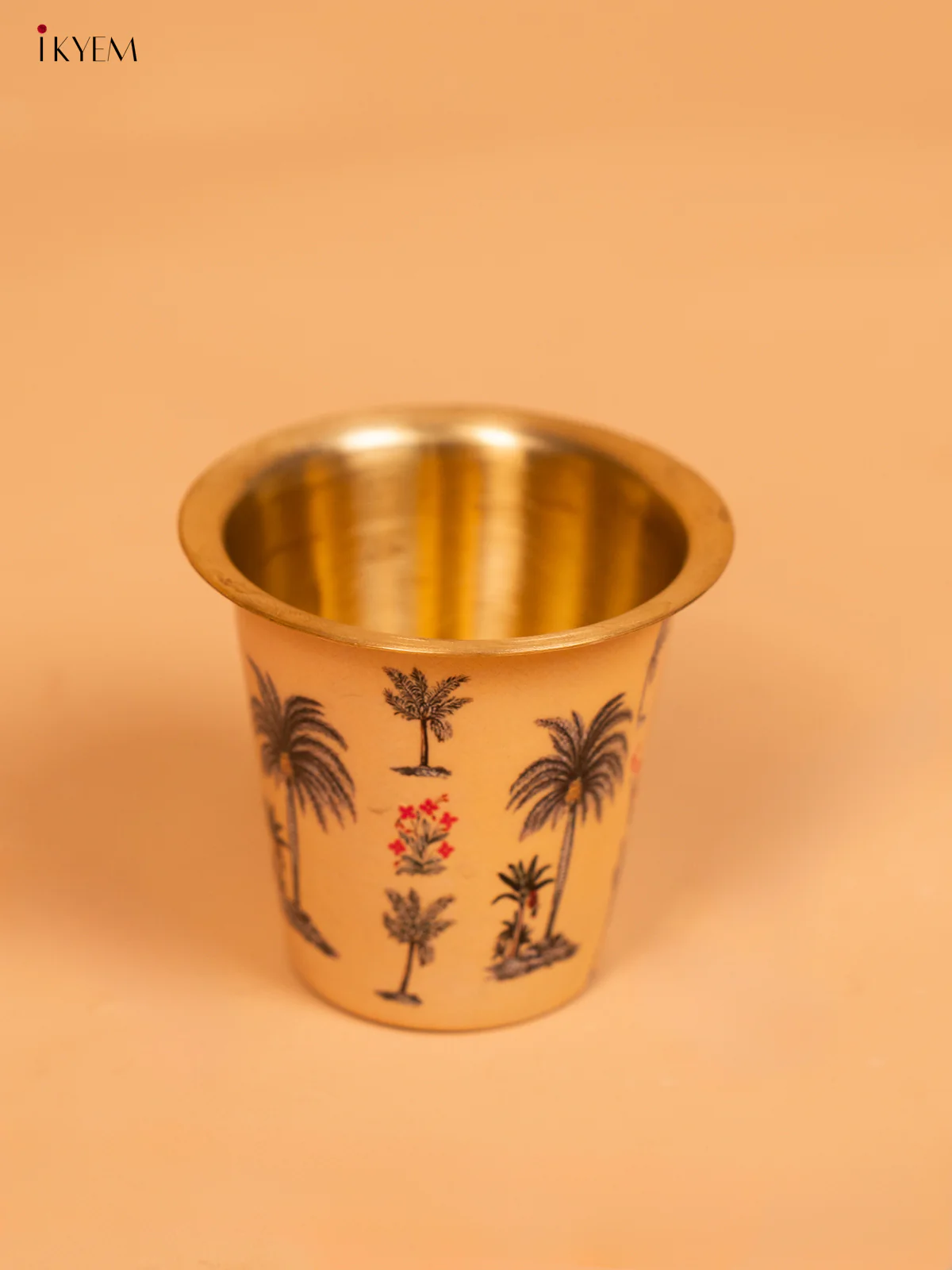 Brass Digital Printed Dabara set - Tree -  KD12126 - Image 4