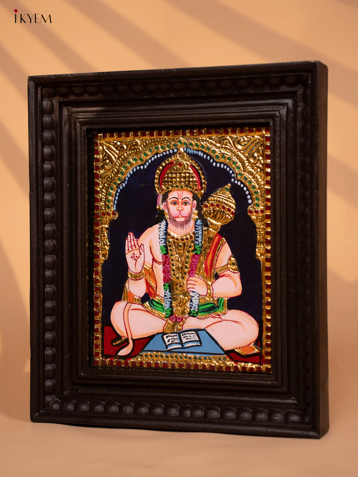 Hanuman -Tanjore painting (13x11) - KD17114 - Image 4