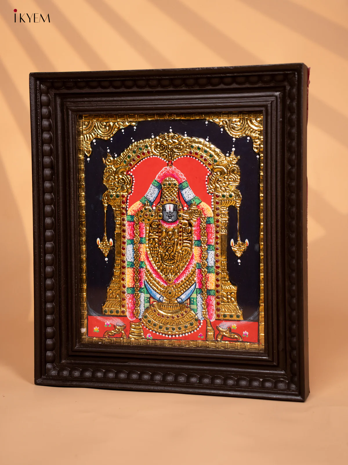 Balaji - Tanjore Painting (15x13) Red - KD17122 - Image 3