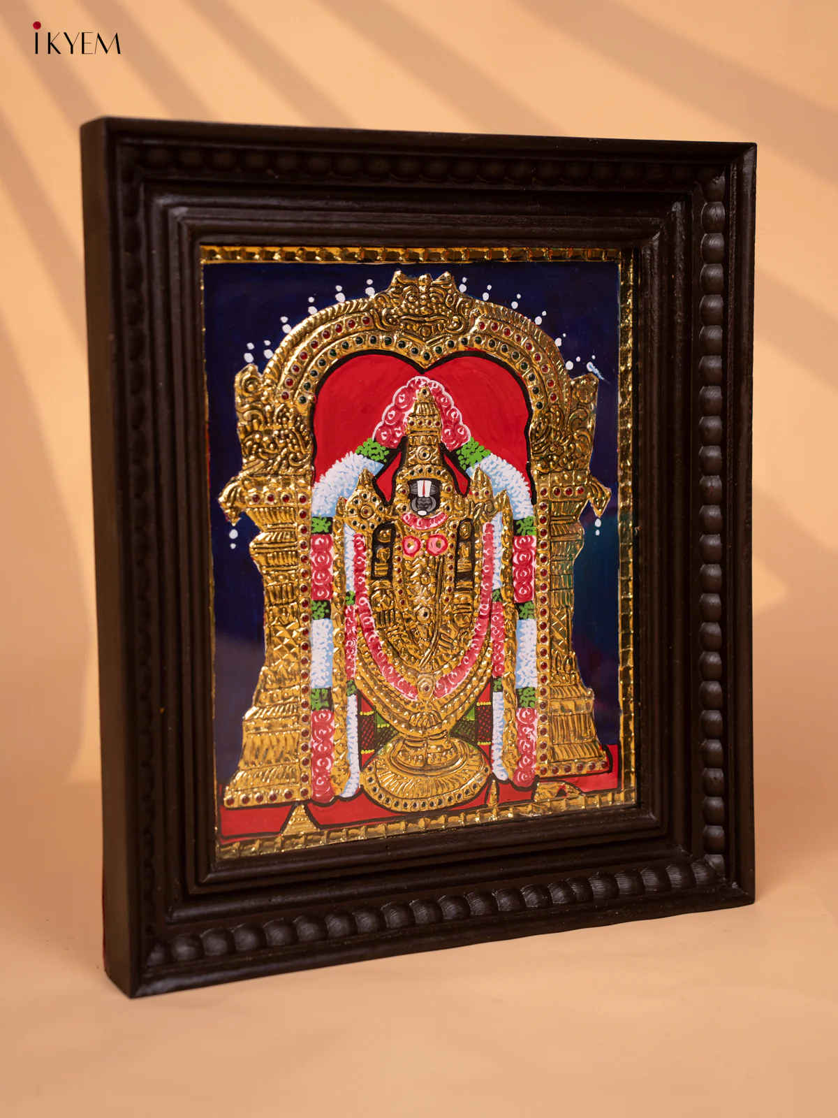 Balaji - Tanjore Painting (15x13) Red - KD17123 - Image 2