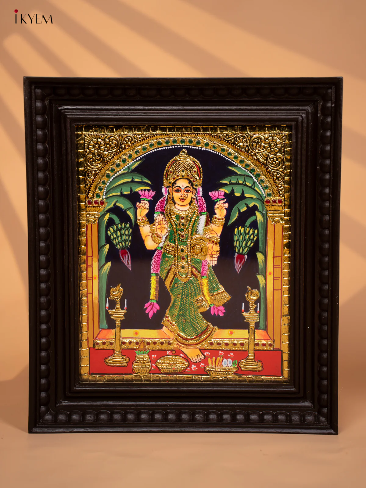 Garuda Lakshmi - Tanjore Painting (15x13) - KD17135