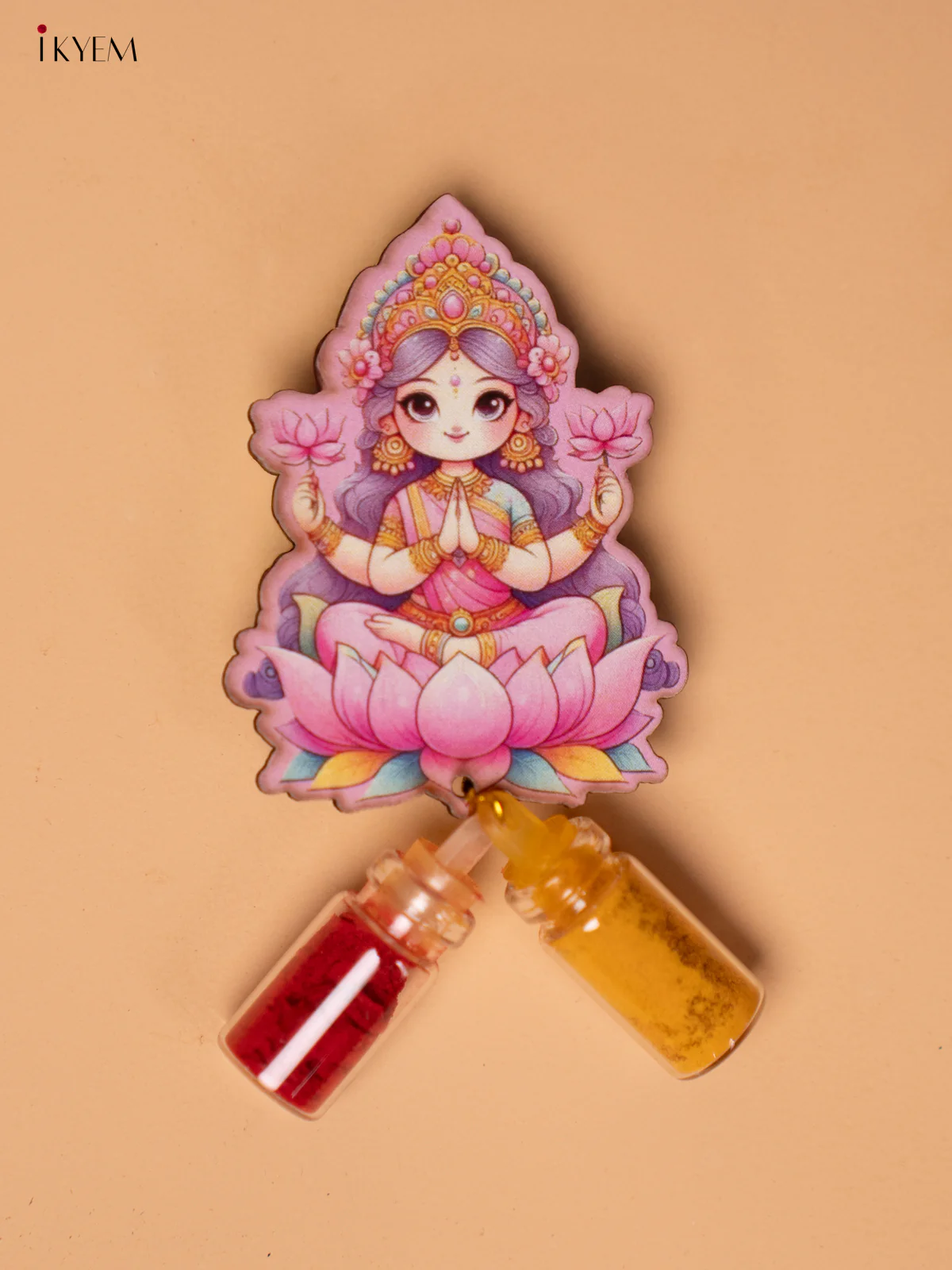 Haldi Kumkum bottle set - Lakshmi - KD22124