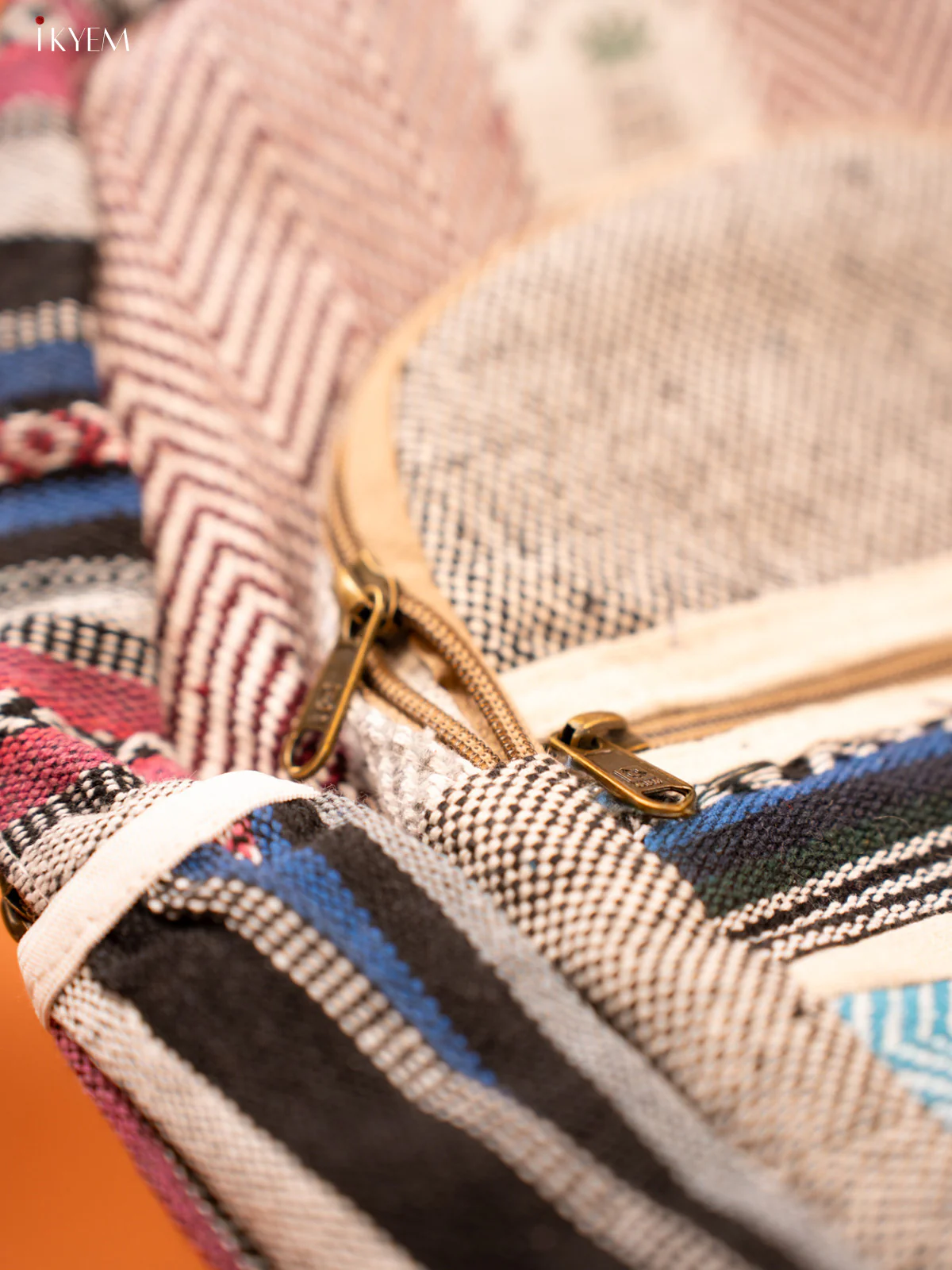 Multi Pocket Hemp Backpack - KD26113 - Image 5