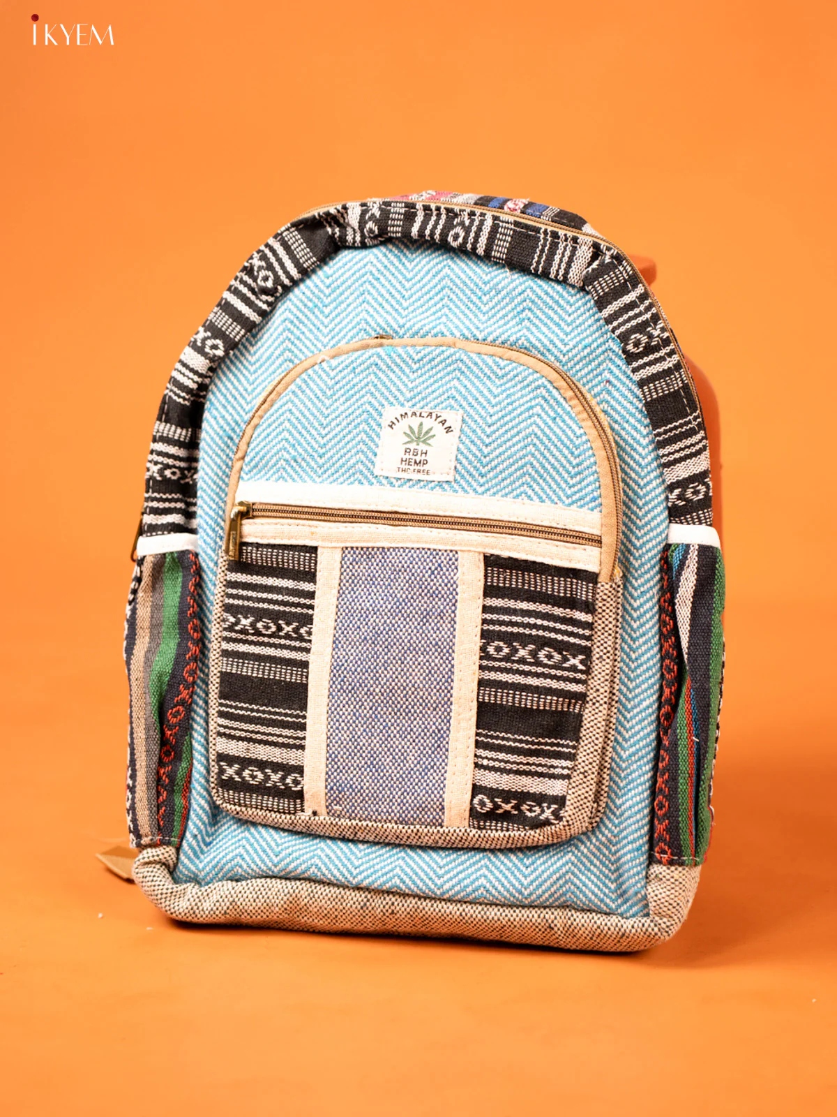 Multi Pocket Hemp Backpack - Image 2